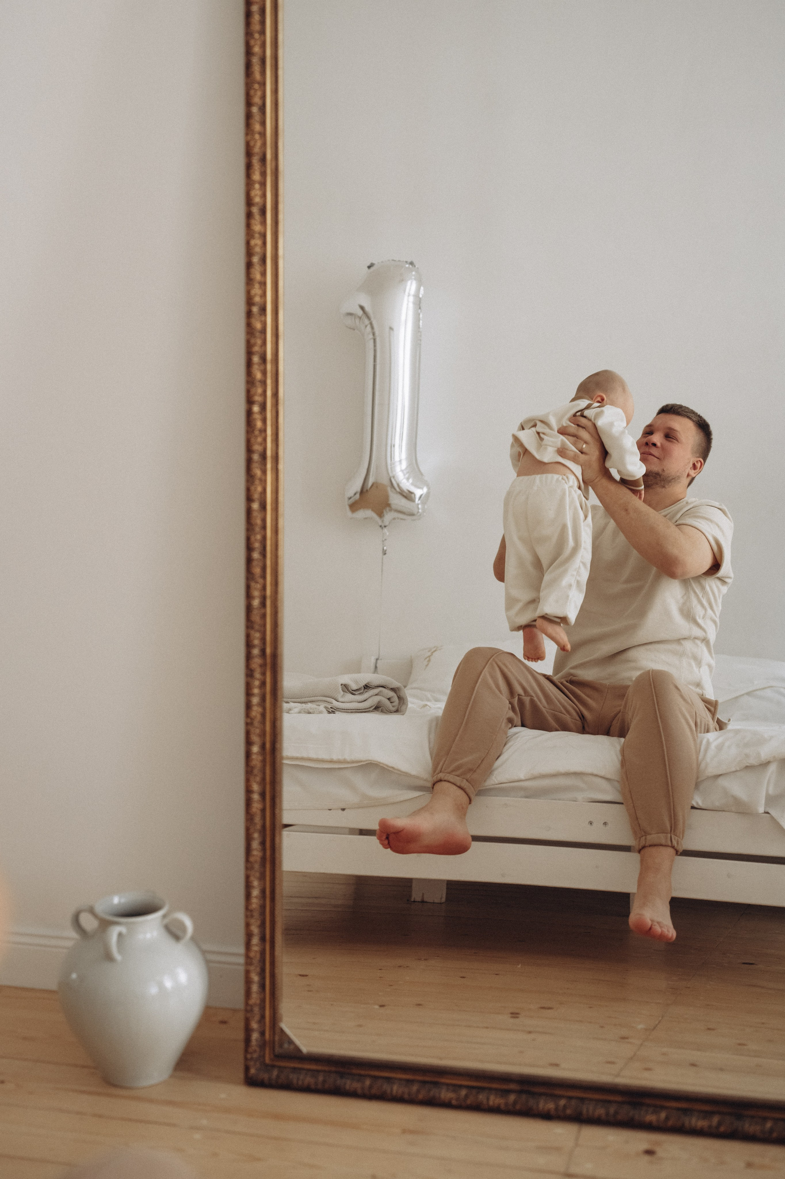 Саша, Лиза, Мирон на годик. Фотограф Горбенко Анна