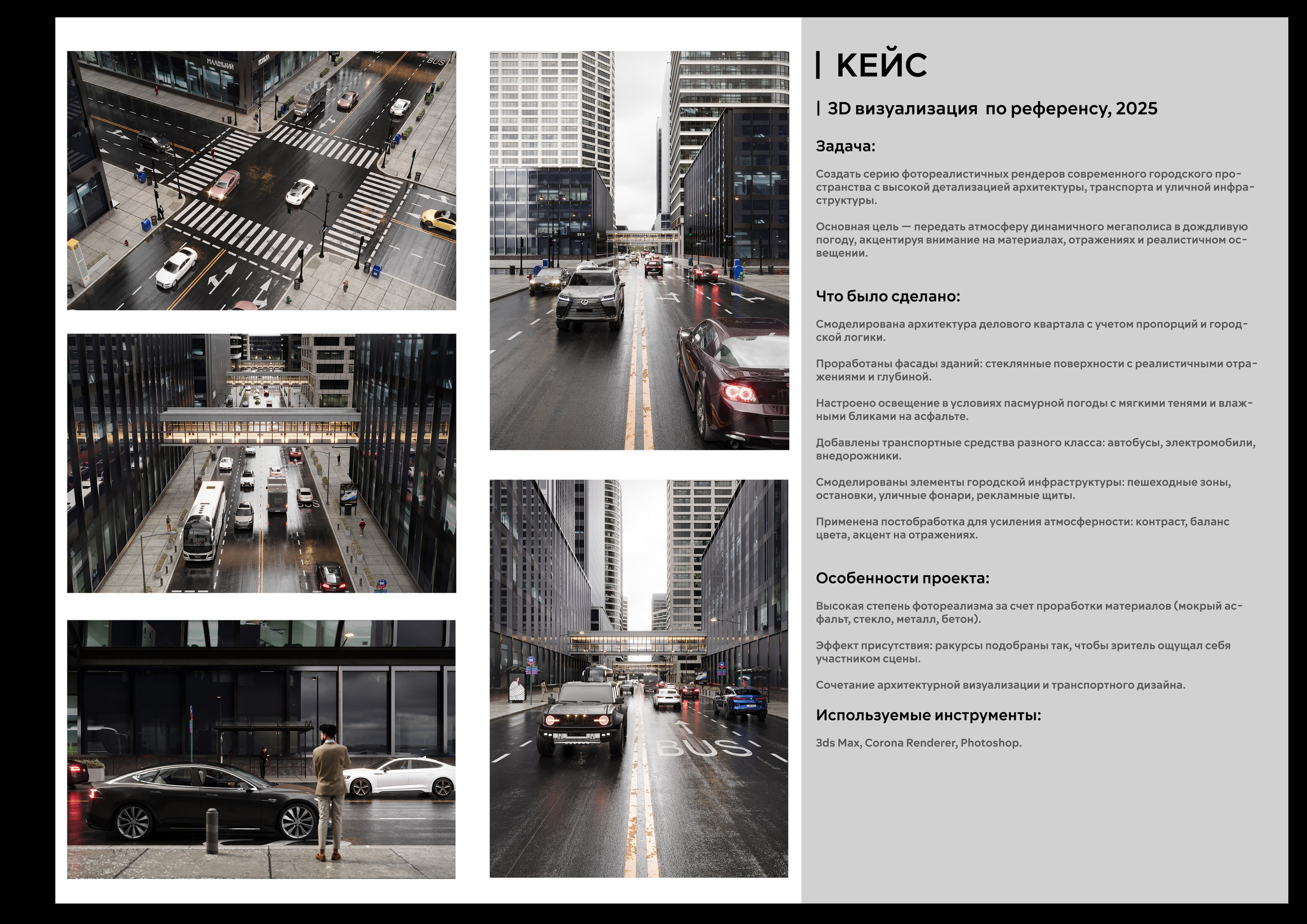 Кейсы. 3D визуализация интерьера и архитектурной среды