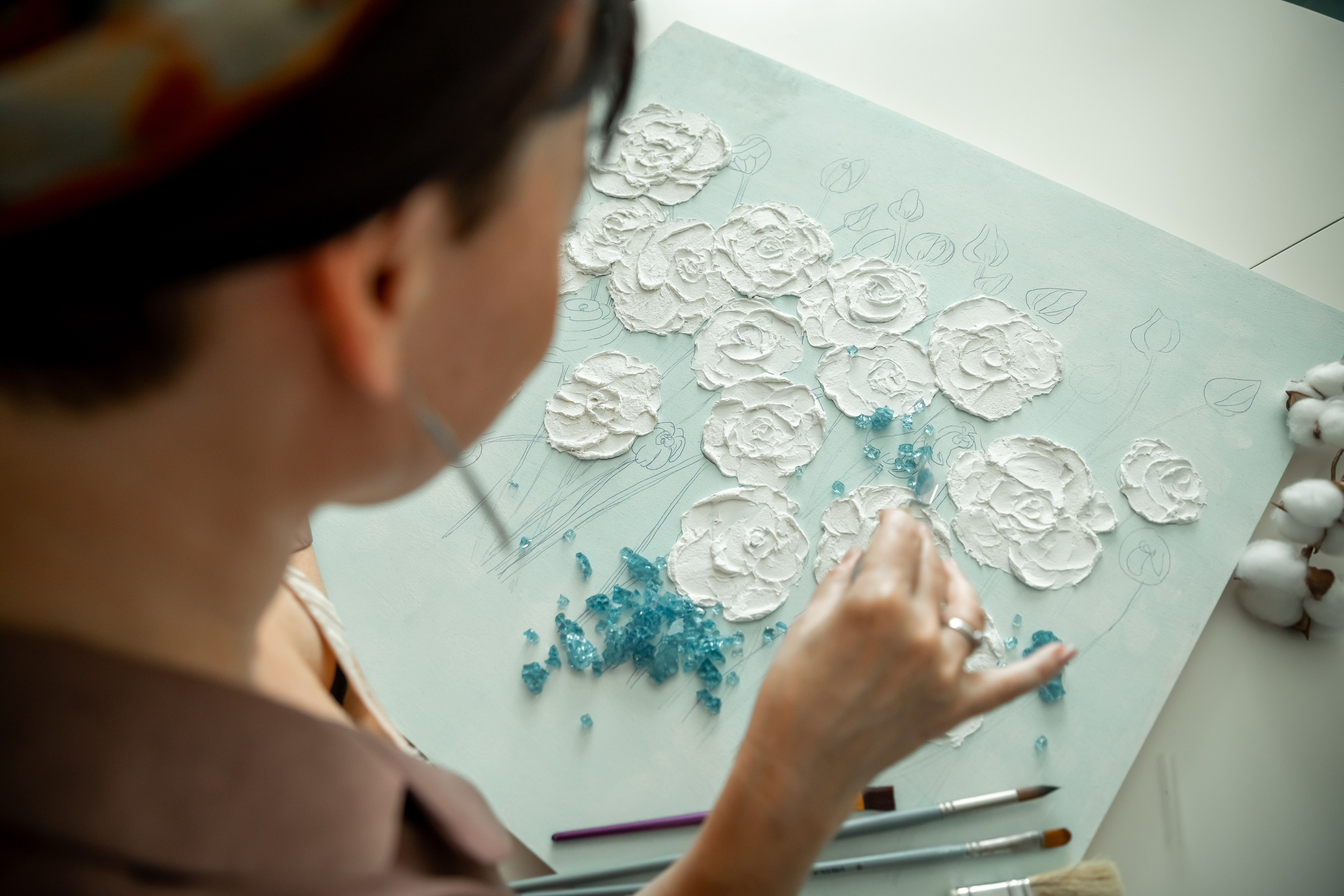 Фотосессия для художницы. Индивидуальный и семейный фотограф Ирина Москвичёва