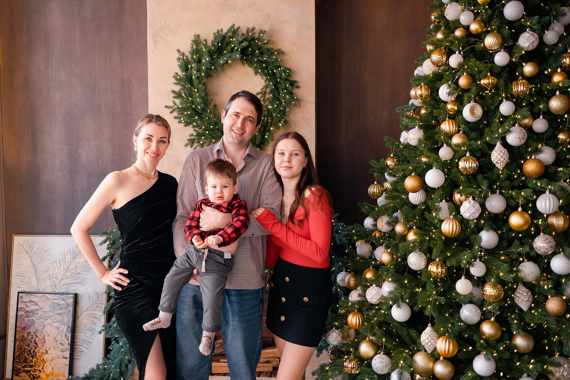 Солнечная новогодняя история. Семейный фотограф в Пензе Мария Левина