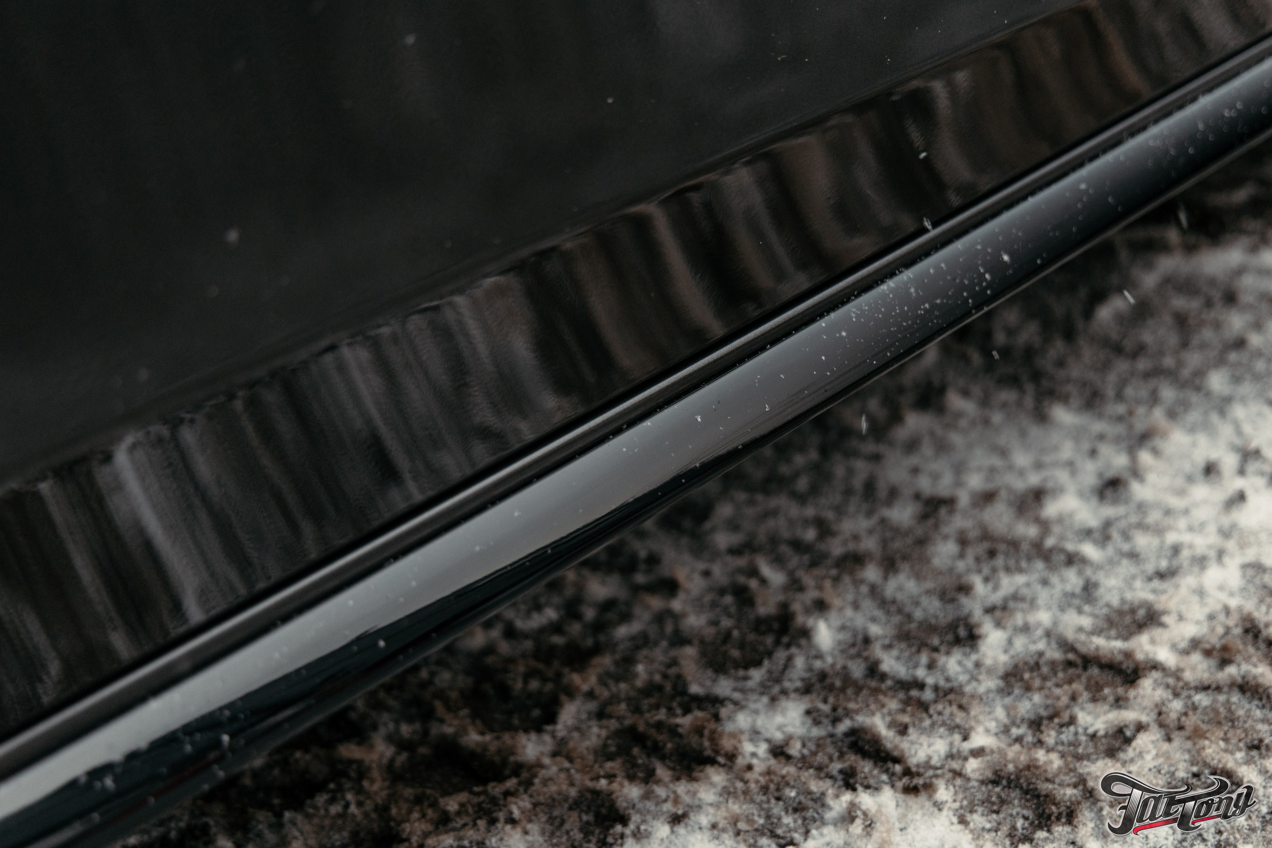 Audi S4 полный окрас кузова, кузовные работы и антихром. DeLorein