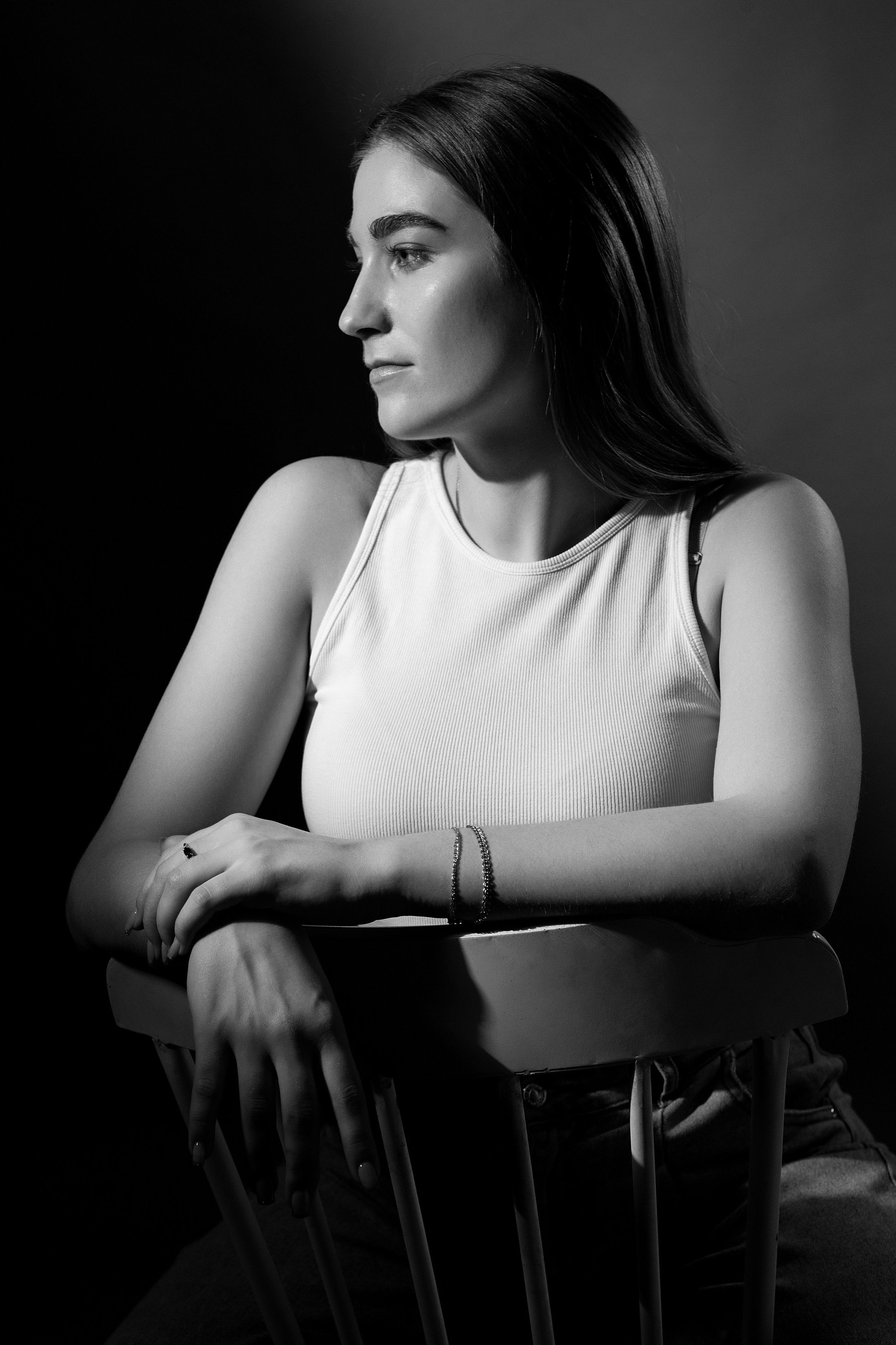 Черно-белый портрет