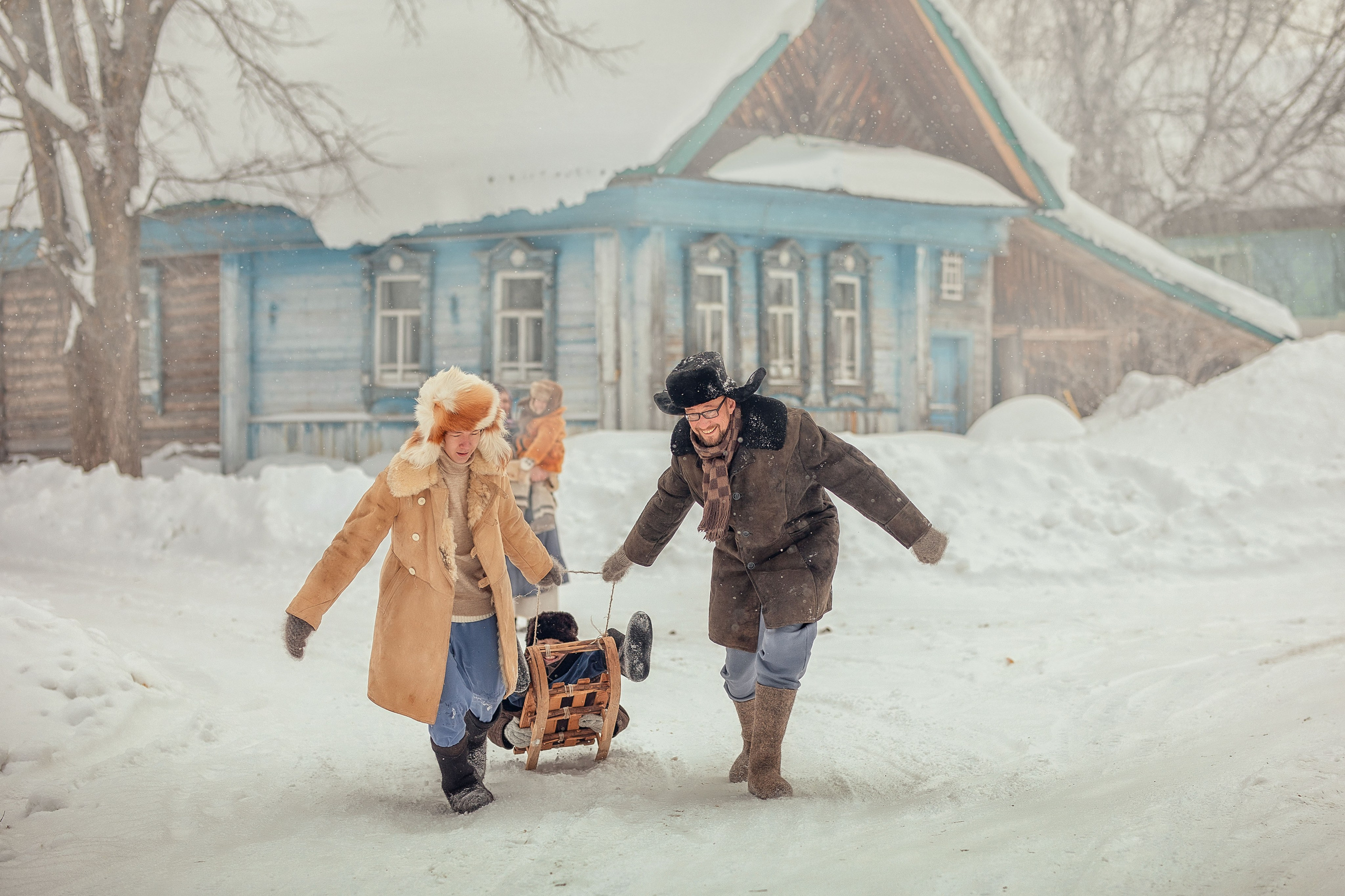 Зимние забавы. Елена Чернигина семейный и детский фотограф в Нижнем Новгороде и Бор
