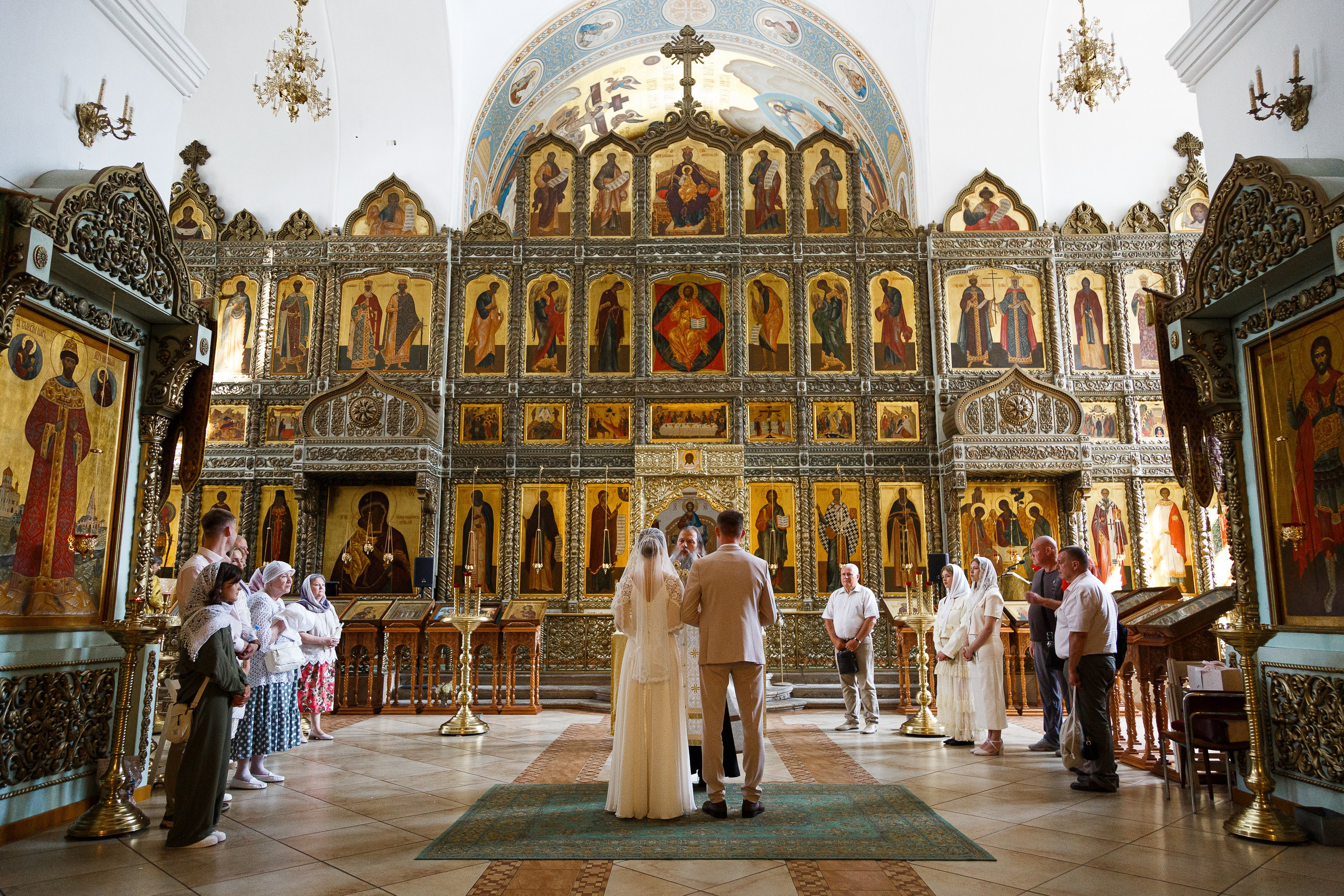 Венчание в храме Живоначальной Троицы на Шаболовке