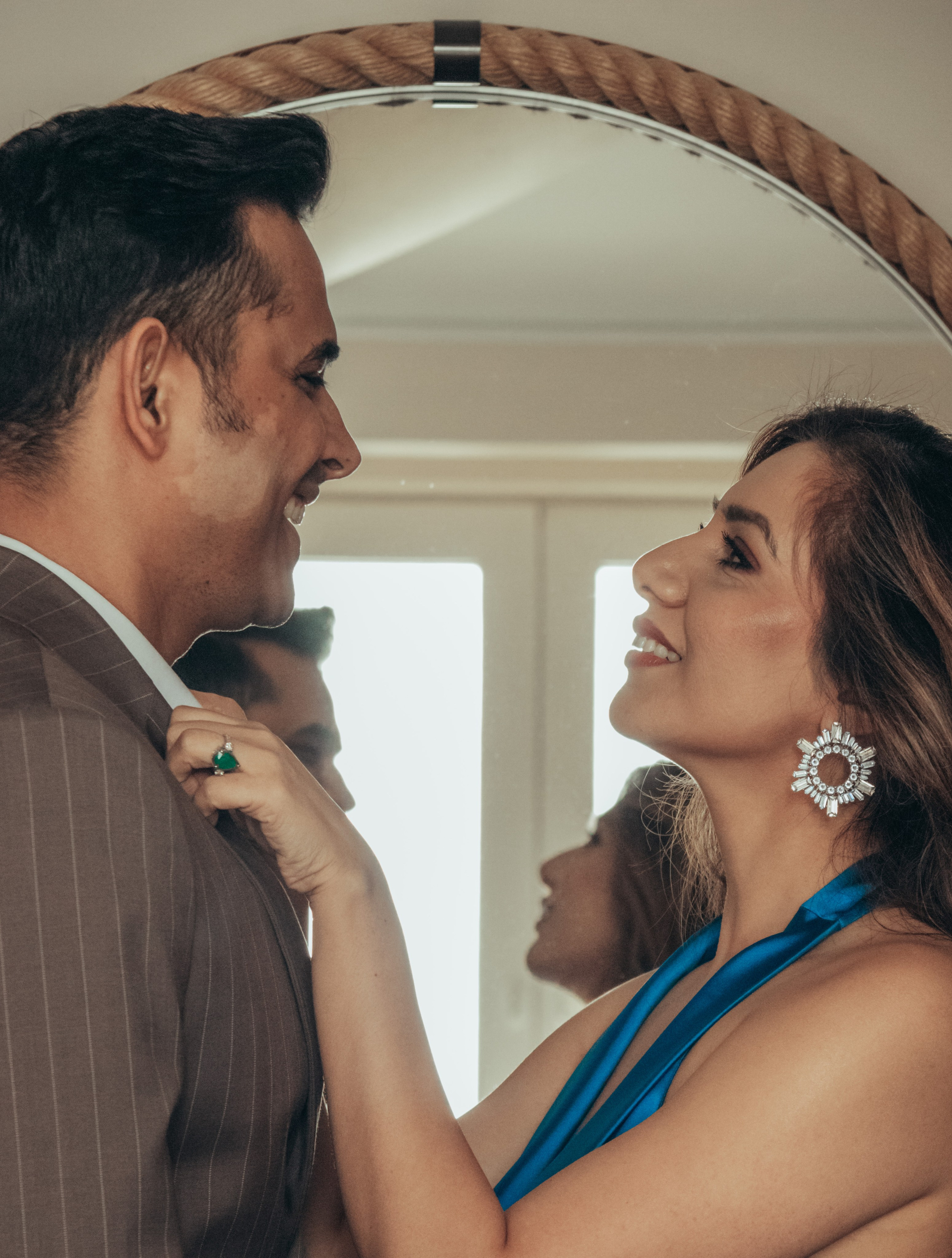 Nisha & Bharat Montenegrin anniversary. Portrait photographer in Tivat Montenegro Katerina Kirsanova