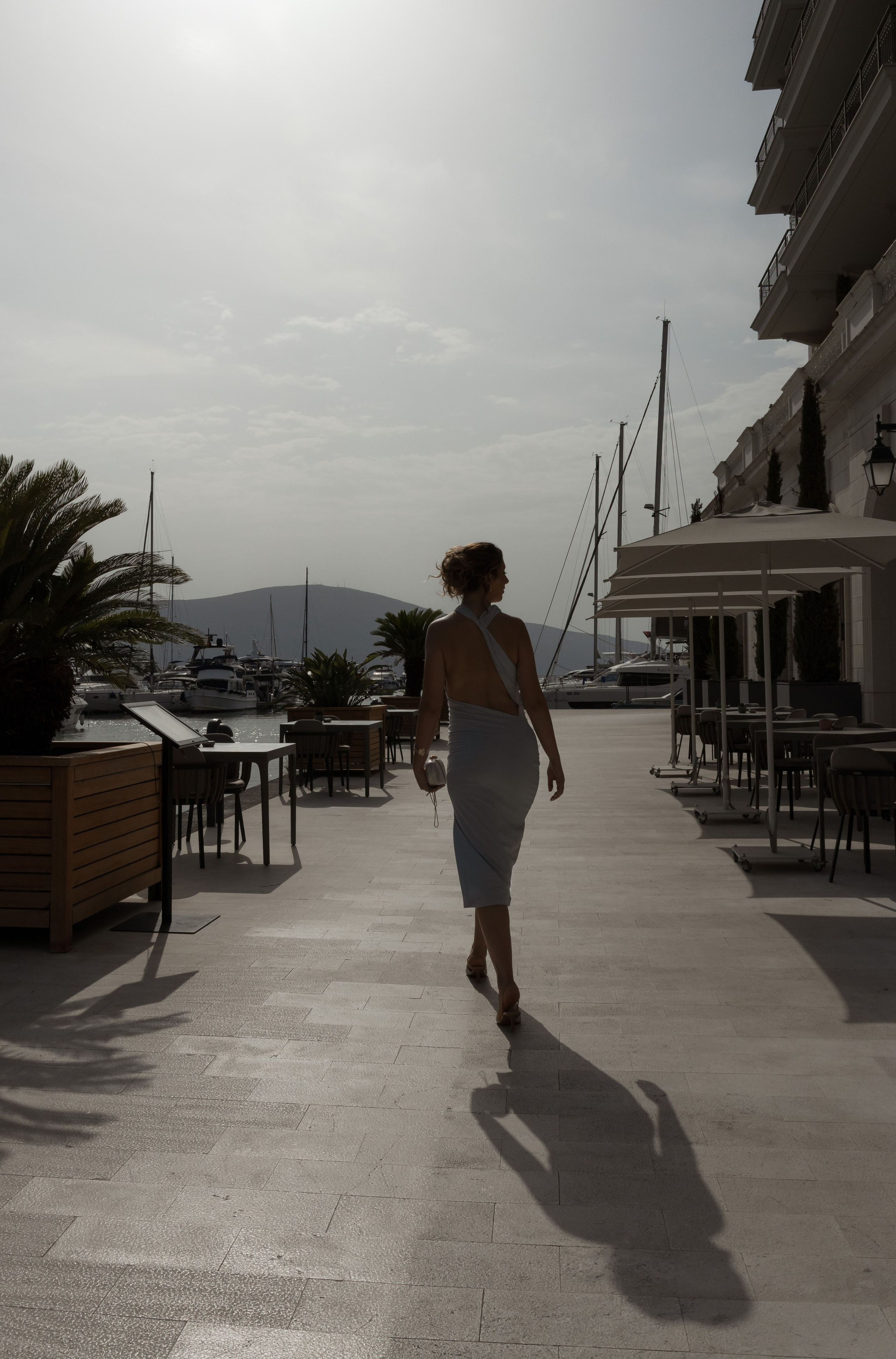 Elegant photo shoot in Porto Montenegro Tivat