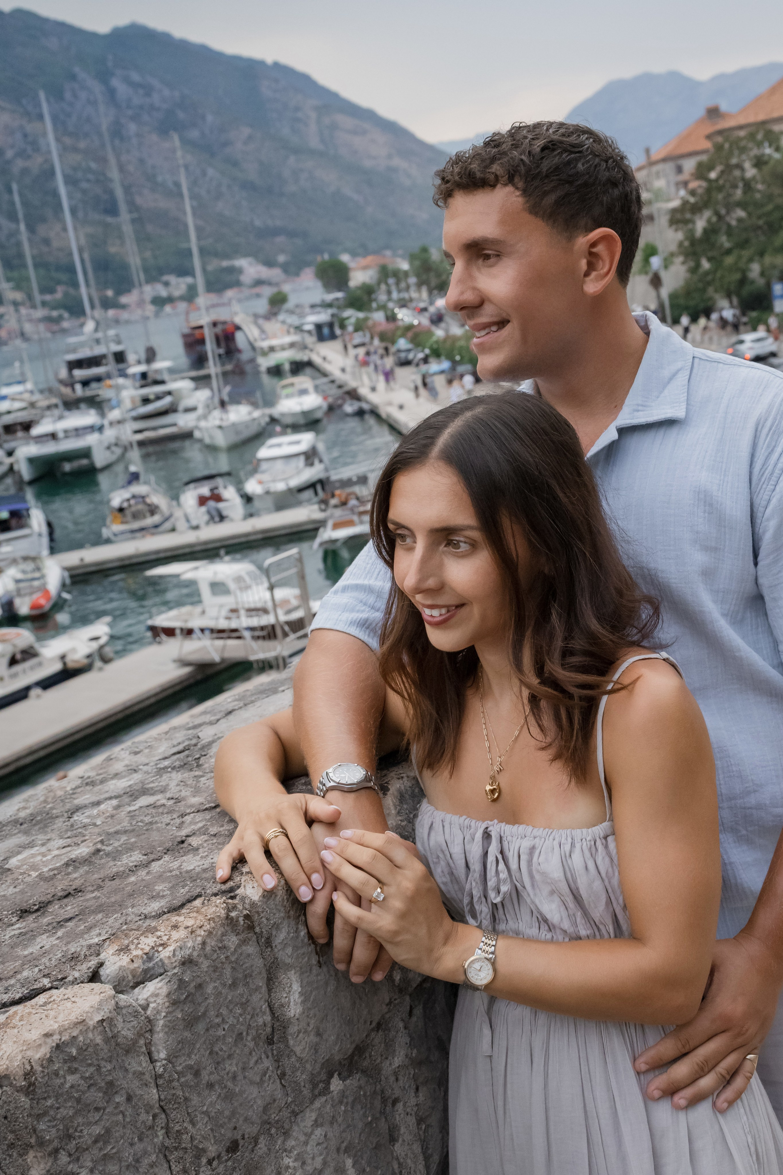 Engagement photo shoot in Kotor Montenegro