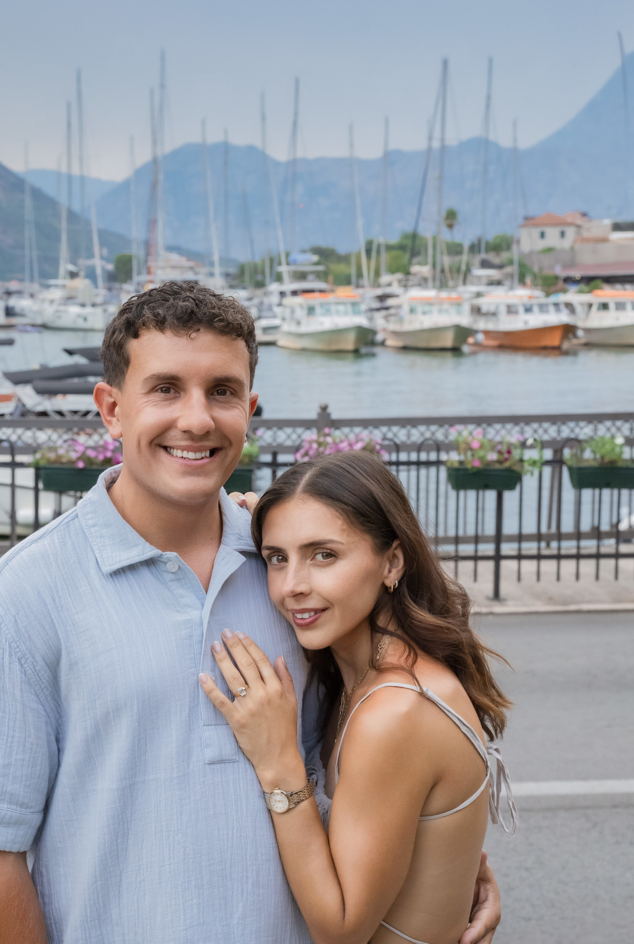 Engagement photo shoot in Kotor Montenegro