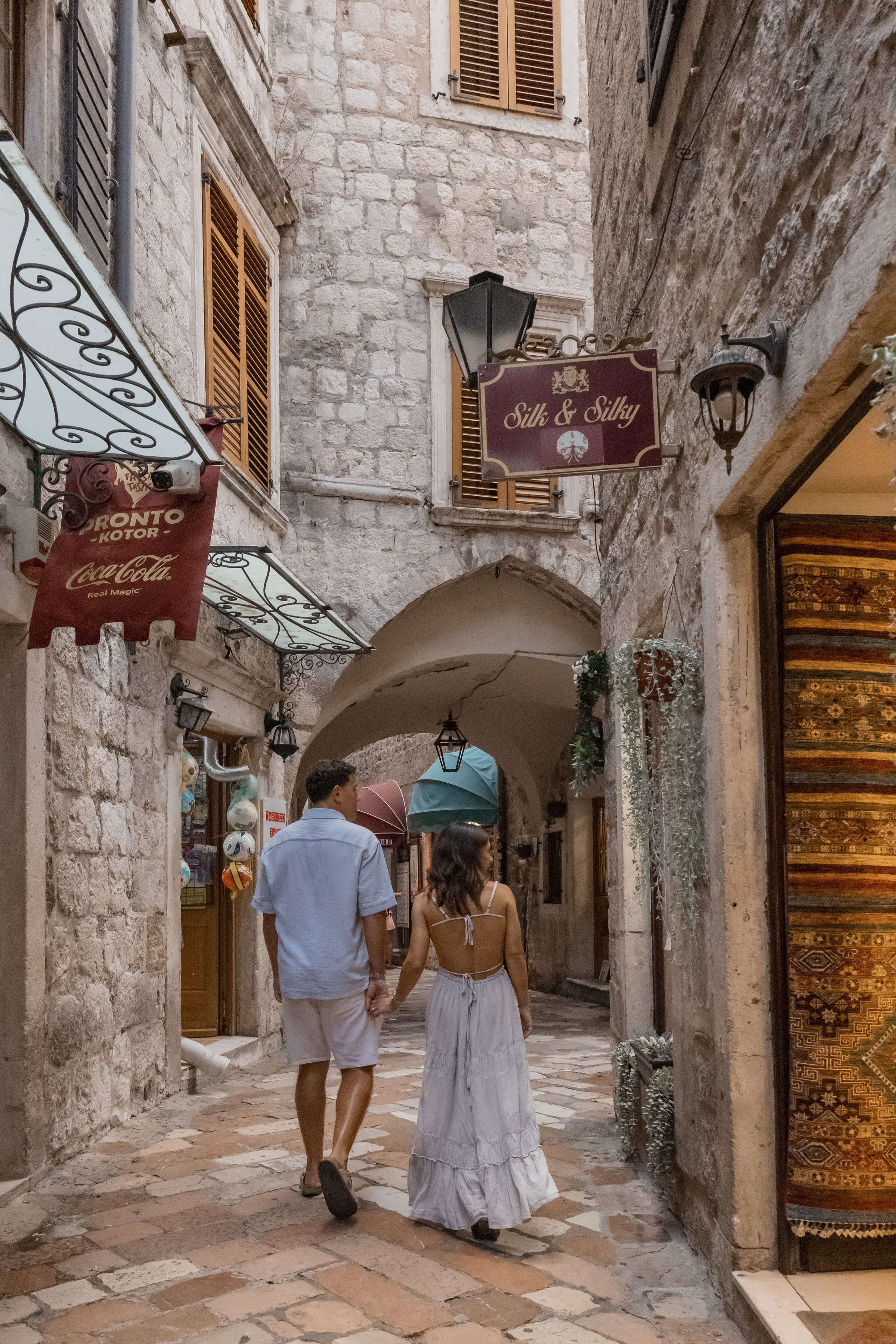 Engagement photo shoot in Kotor Montenegro