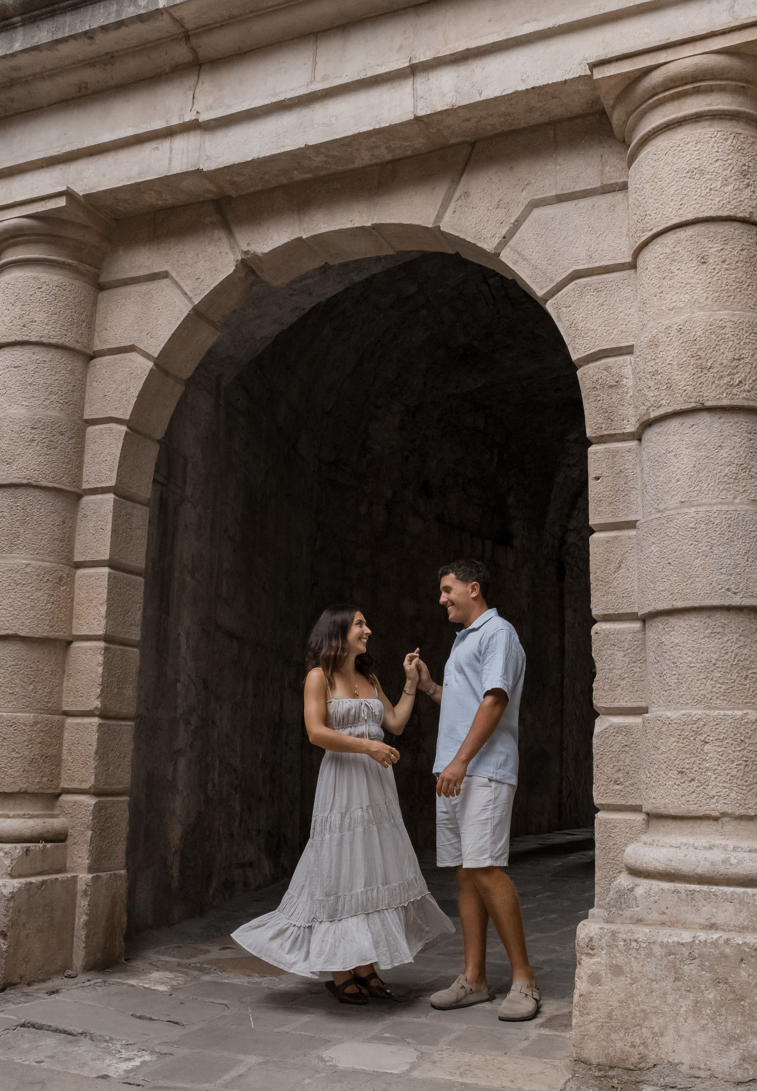 Engagement photo shoot in Kotor Montenegro