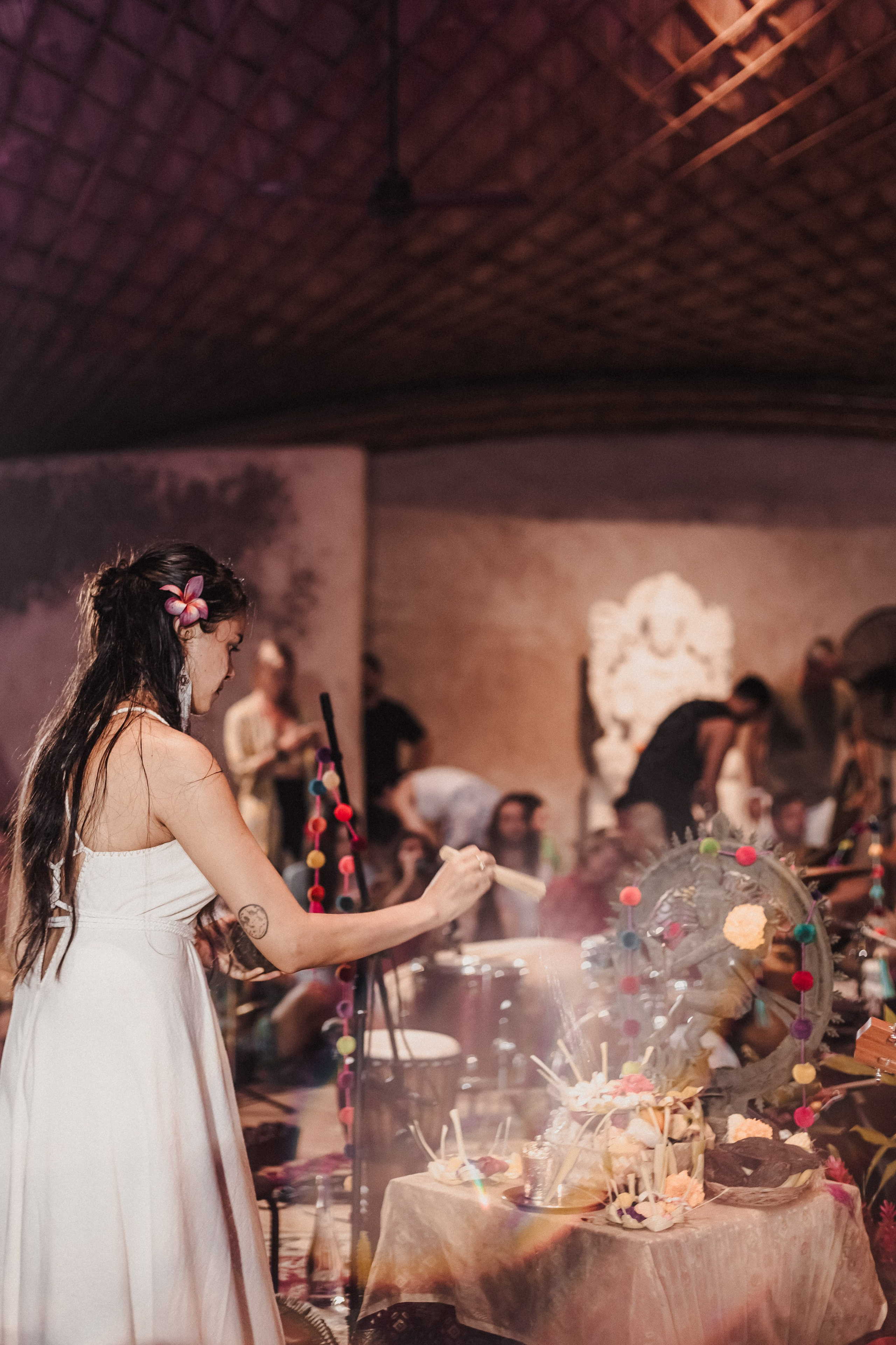 Hanuman Project kirtan at Alchemy march. Mariam Bagdasaryan