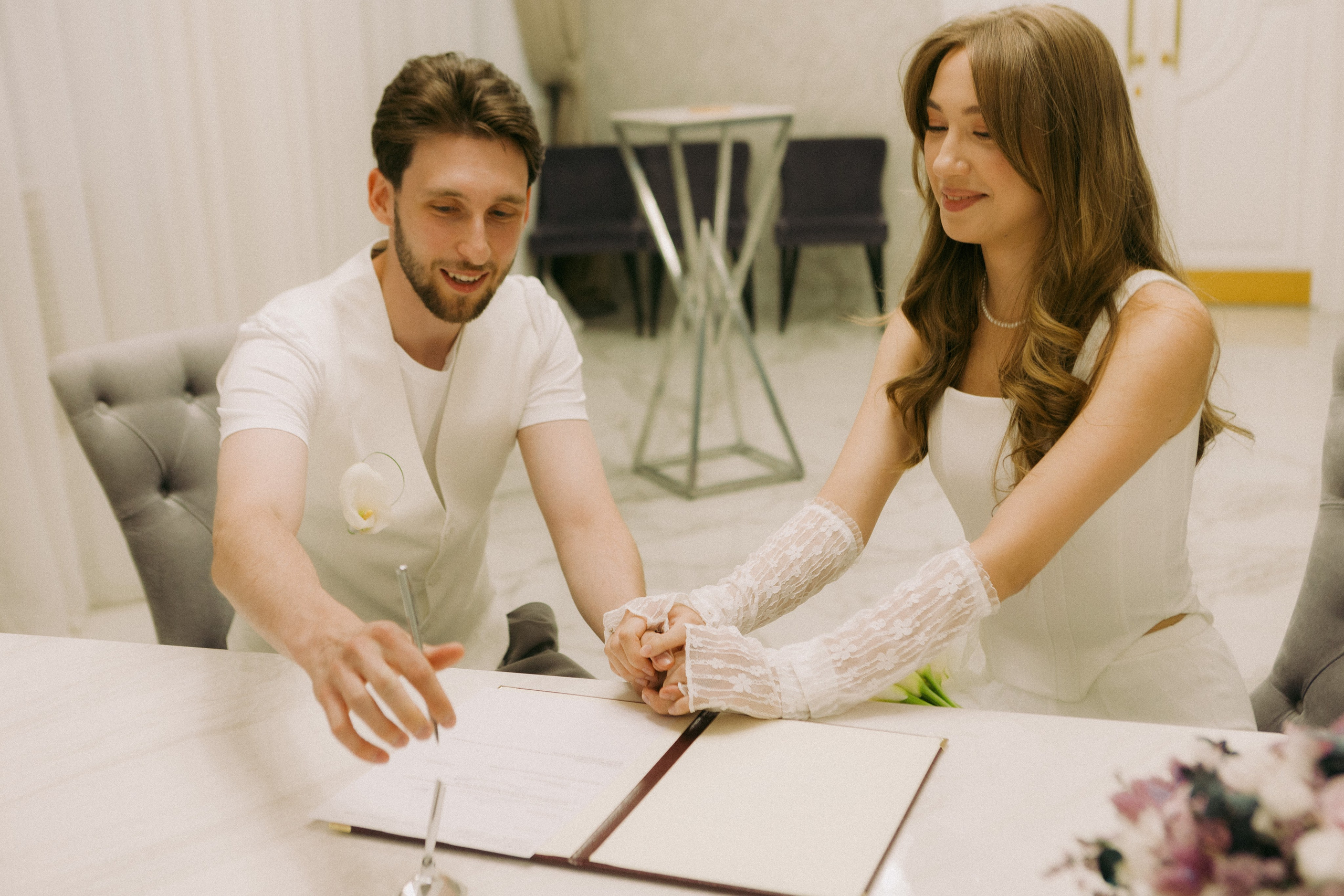 Свадебная фотосессия на Кутузовском проспекте от фотографа Калагиной Свеьланы