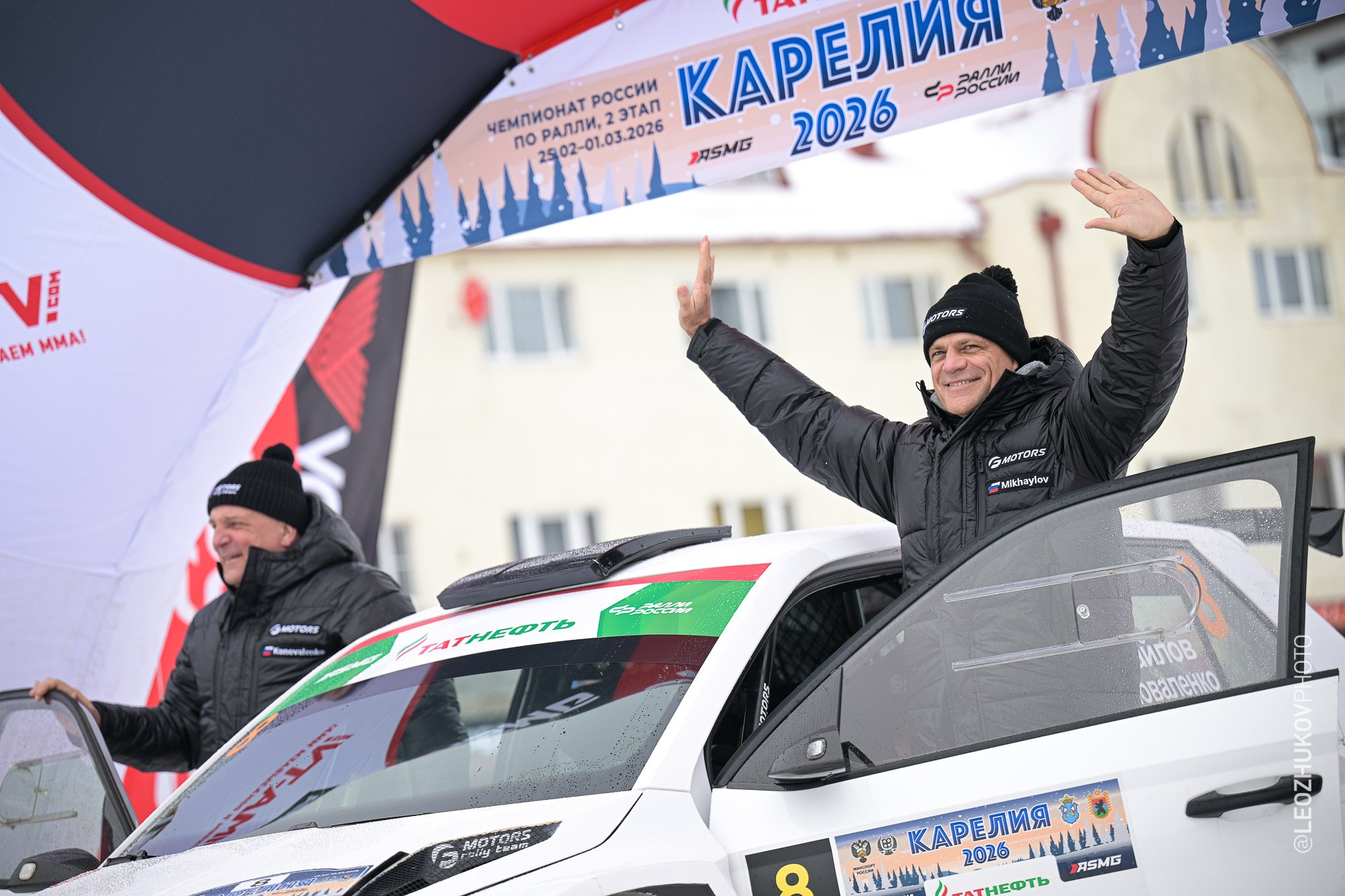 Rally Karelia 2026. Sports photographer Leonid Zhukov