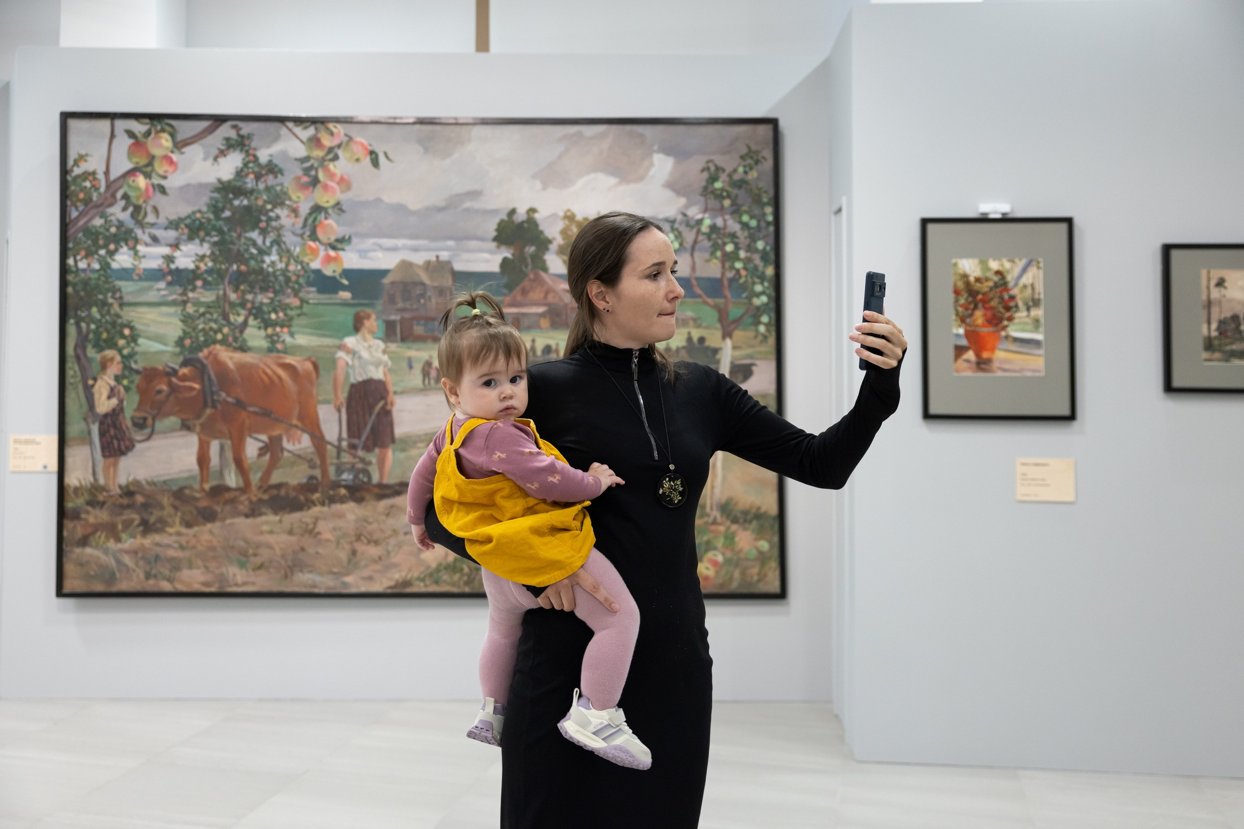 Выставка «Александр Дейнека. Певец новой жизни. К 125-летию со дня рождения» (26 сентября 2025). Репортажный фотограф Алексей Пирязев