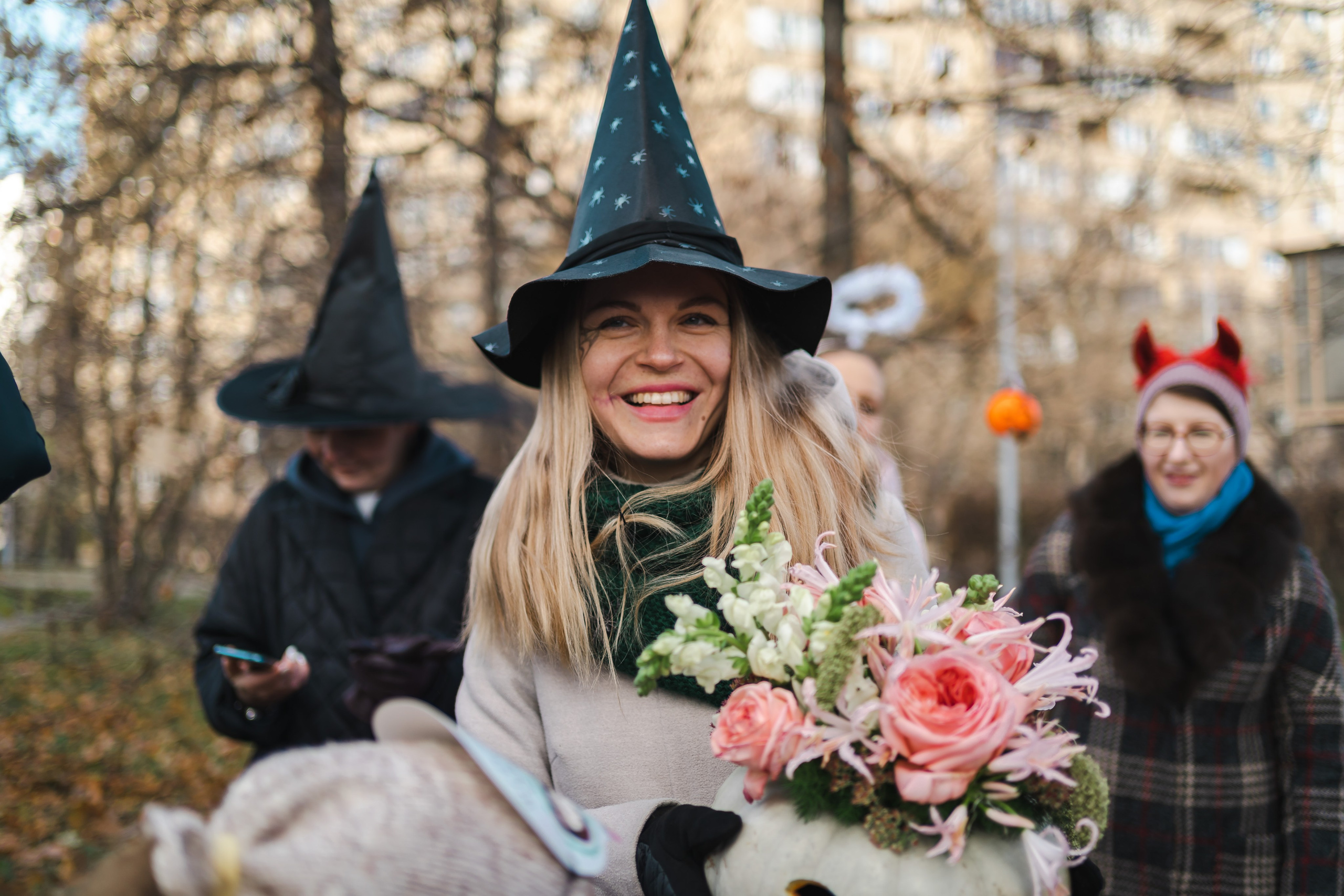 Хэллоуин с «Мамами ВДНХ». Семейный фотограф Варвара Сорока в городе Москве