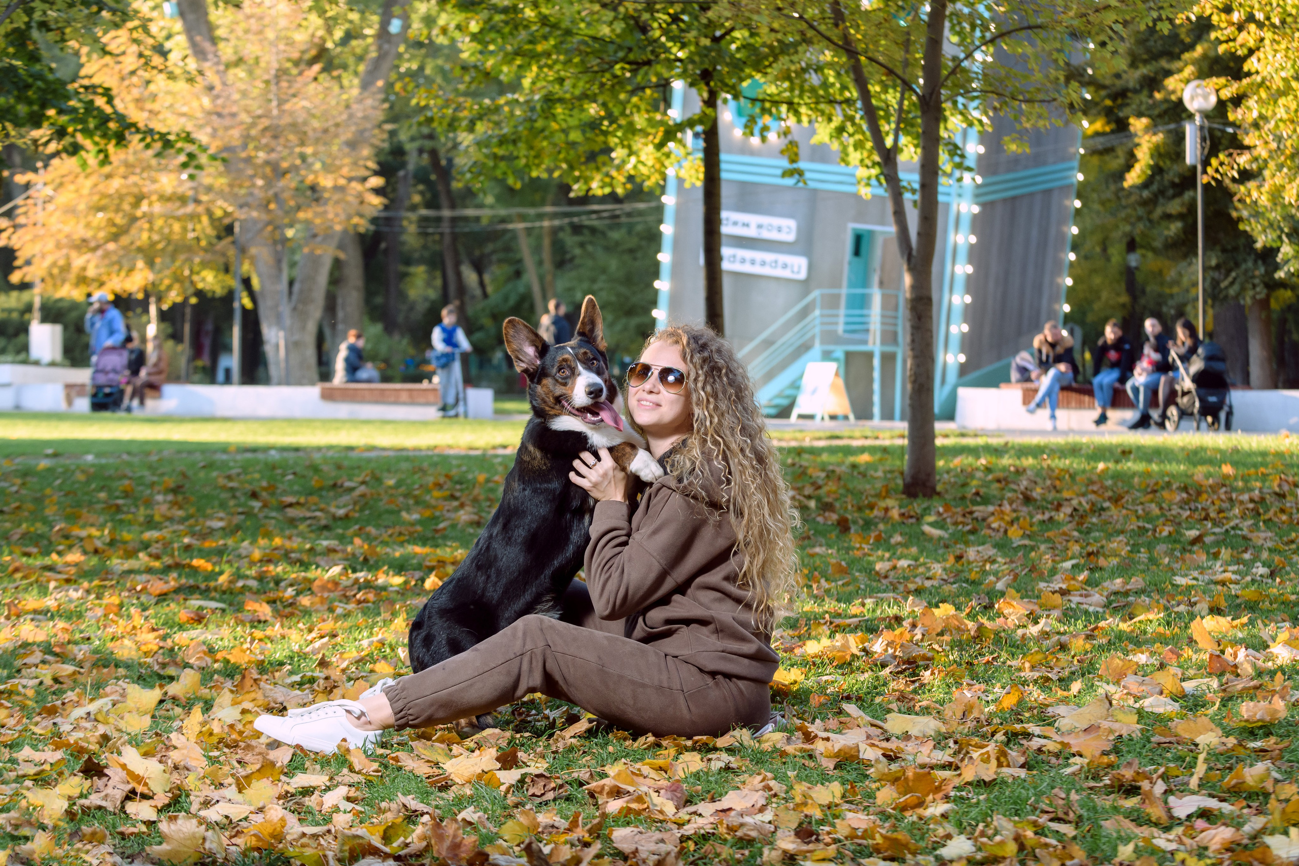 Оля и Ваня с собаками. Фотограф в Ростове-на-Дону Маркер Елена