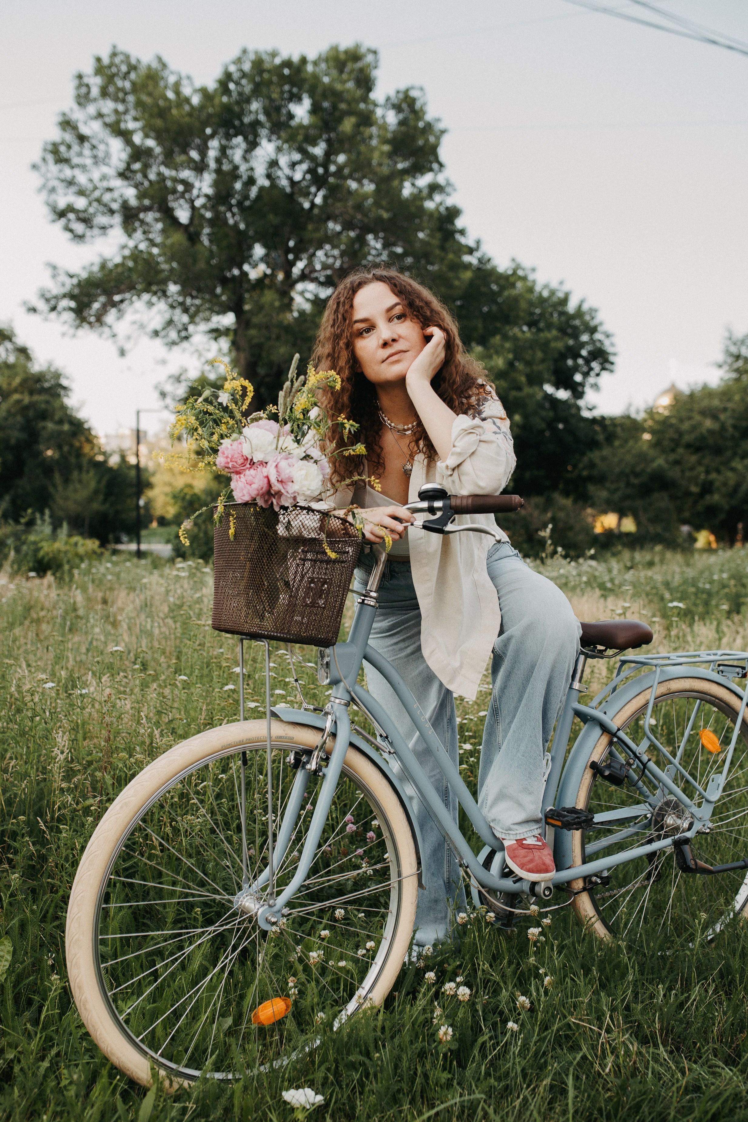 Света с велом. Семейный фотограф Трусова Евгения в Екатеринбурге