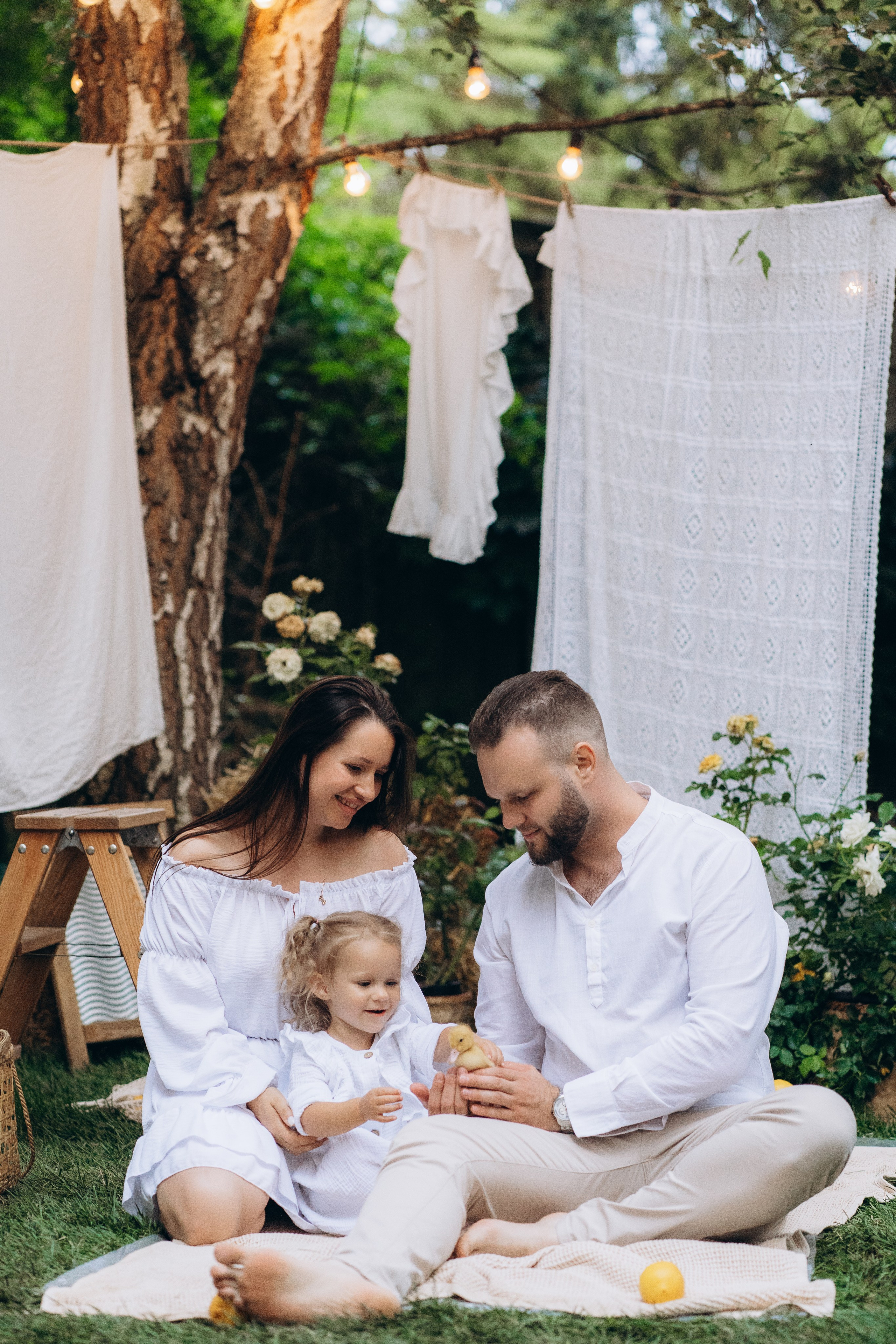 Семейная фотосессия в студии в Москве, семейный фотограф Анна Полушина. Свадебный фотограф в Москве Анна Полушина