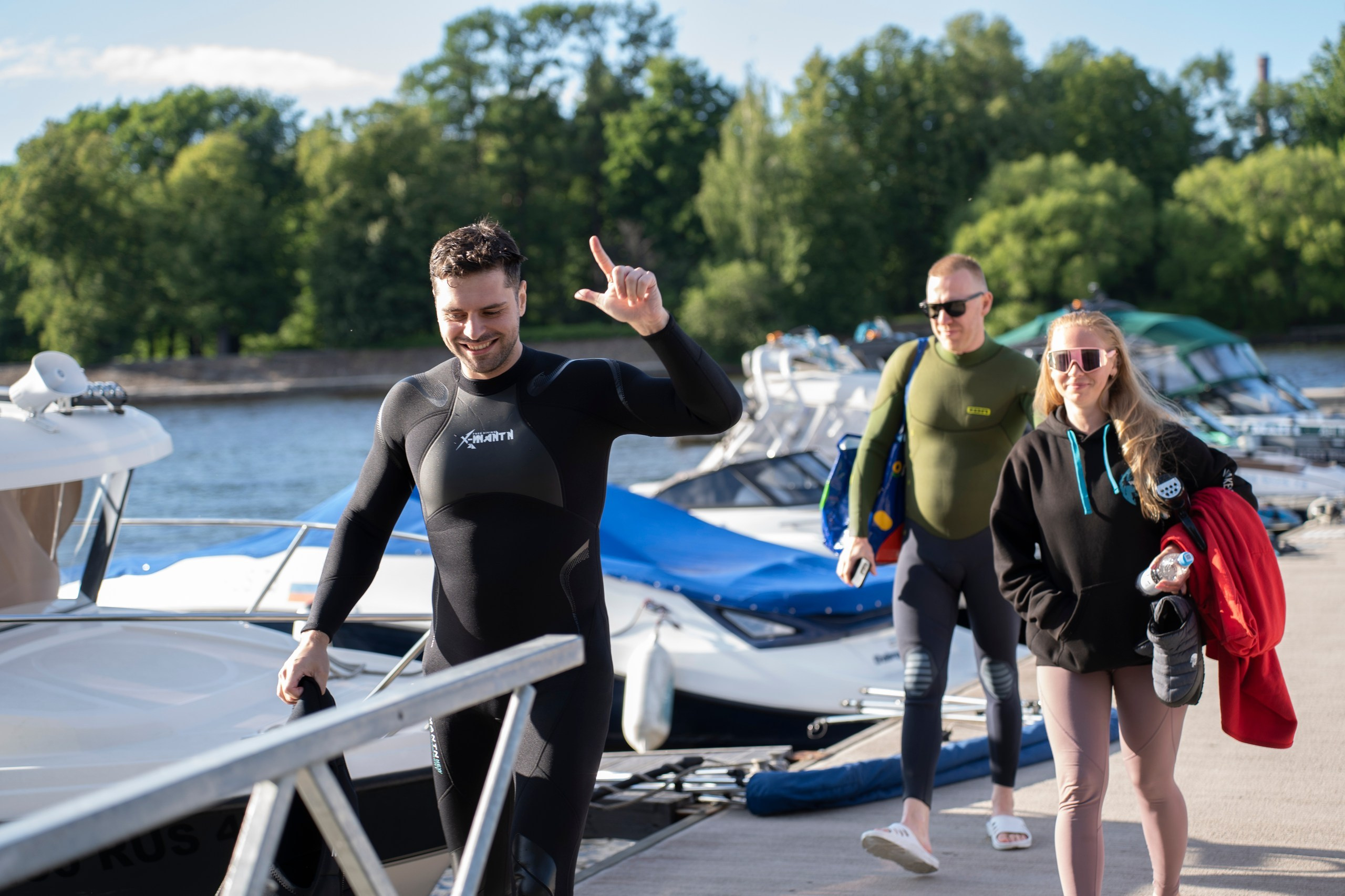 Wakesurfing. Екатерина Чаечка