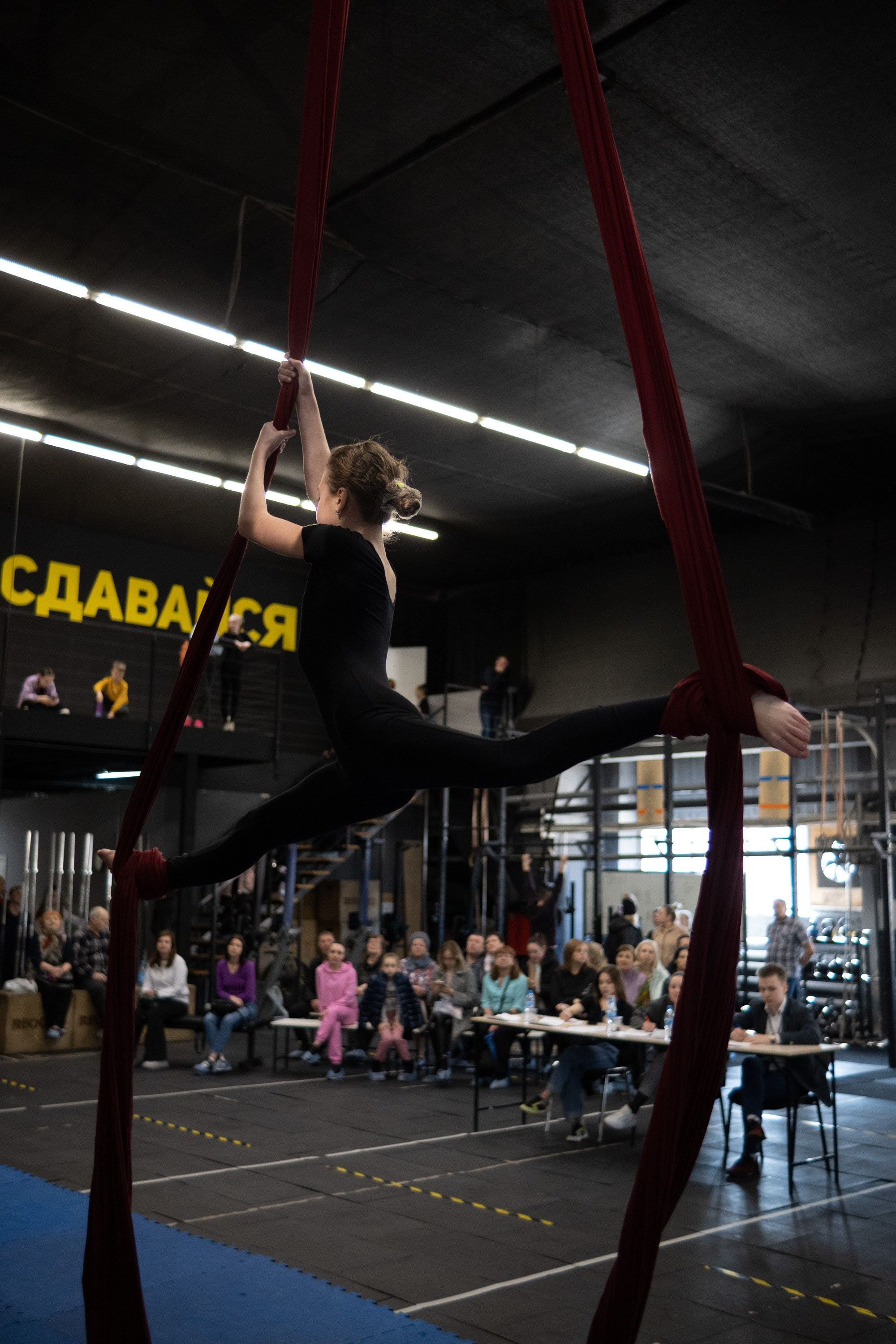 Внутриклубные соревнования по воздушной гимнастике 02.04.23