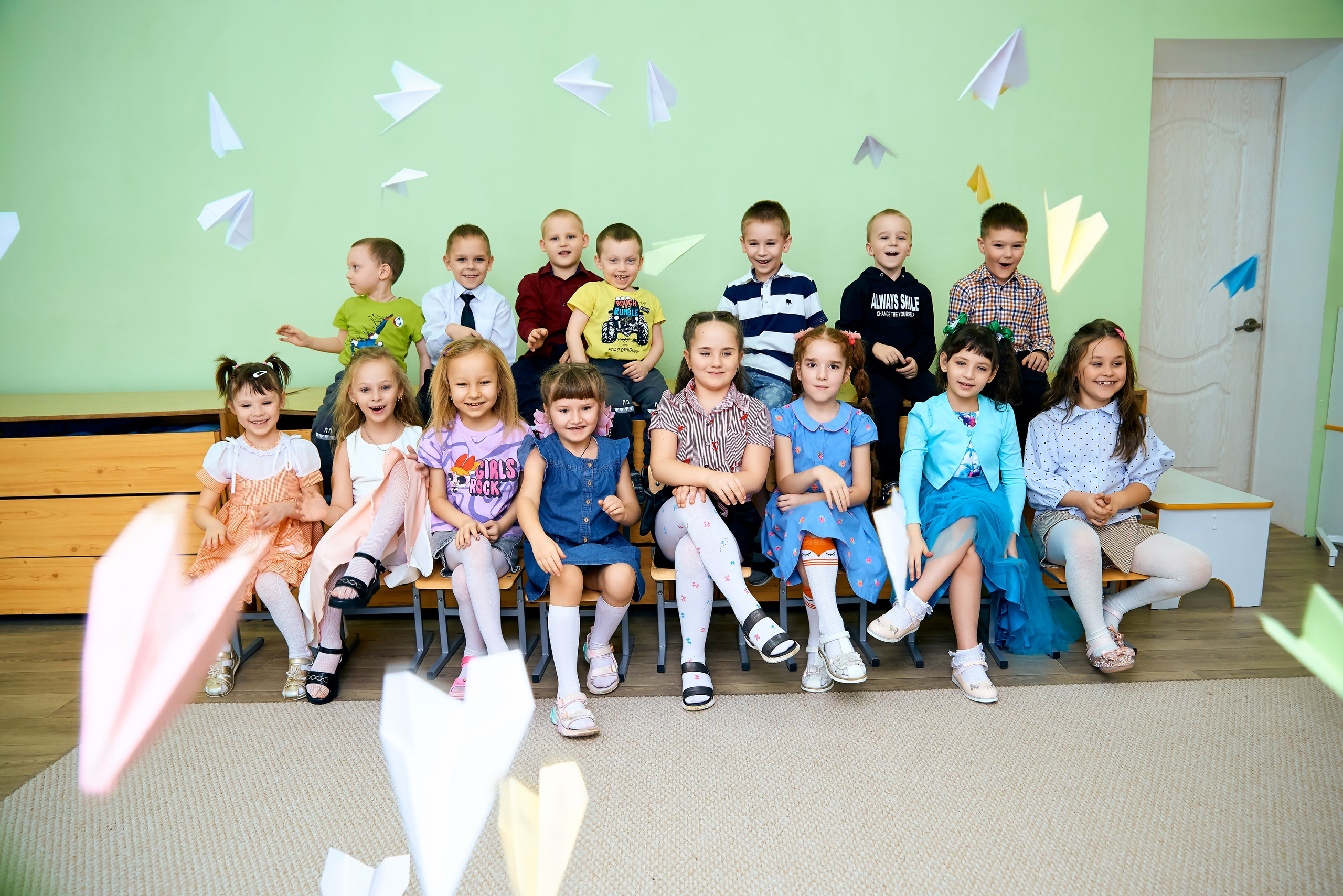 Группа Буратино Детский сад Глазуновка выпуск 2024. Фотограф в Орле Павел Черкасов