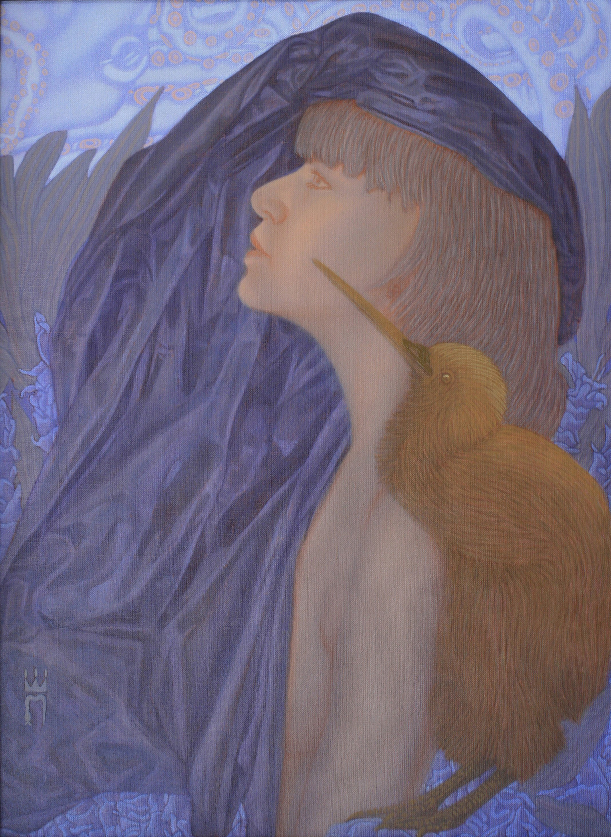 Капля Ренессанса(тёмная) 47х64 Х.М 2022г