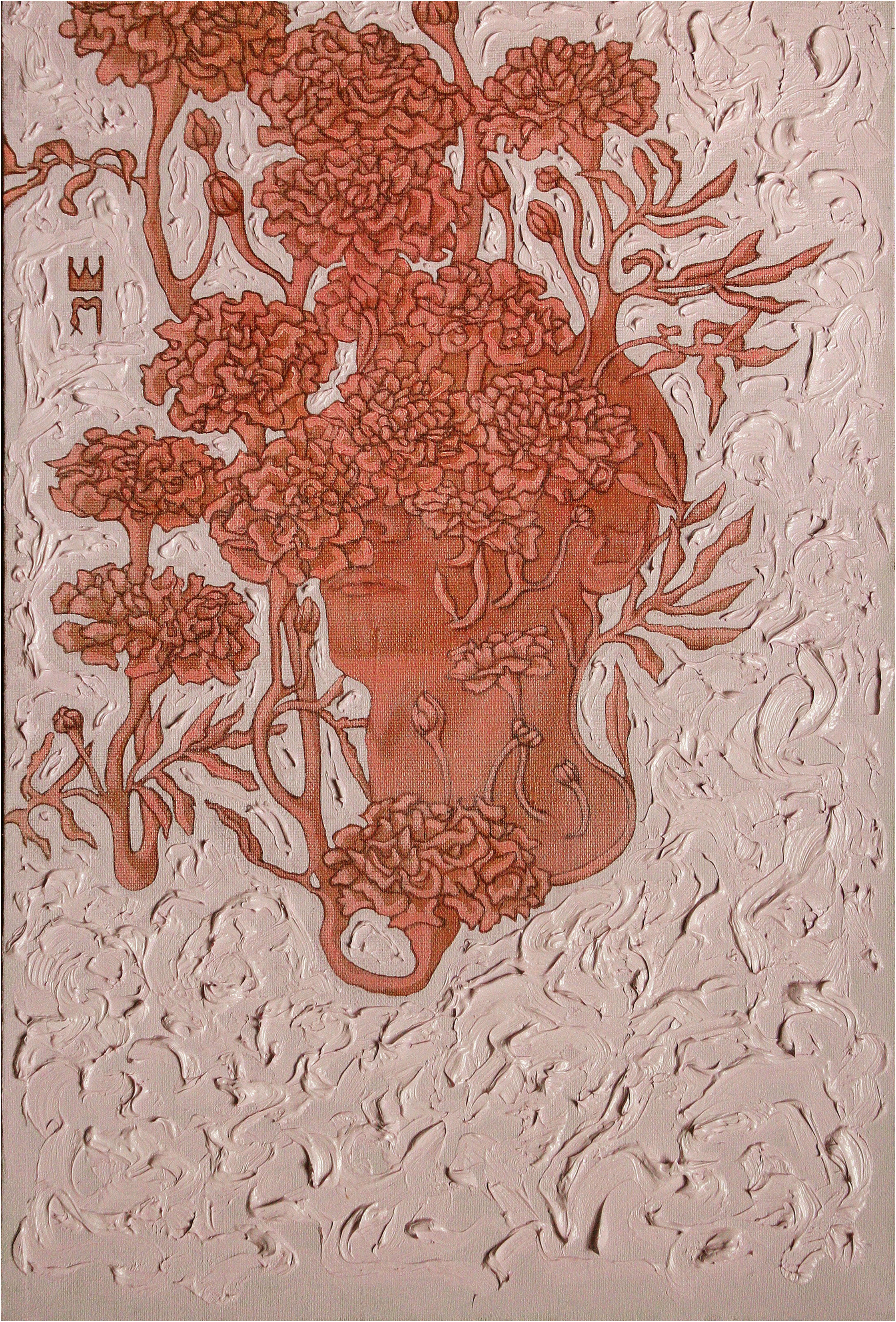 Бархатцы и золотое сечение 30х40 Х.М 2018г