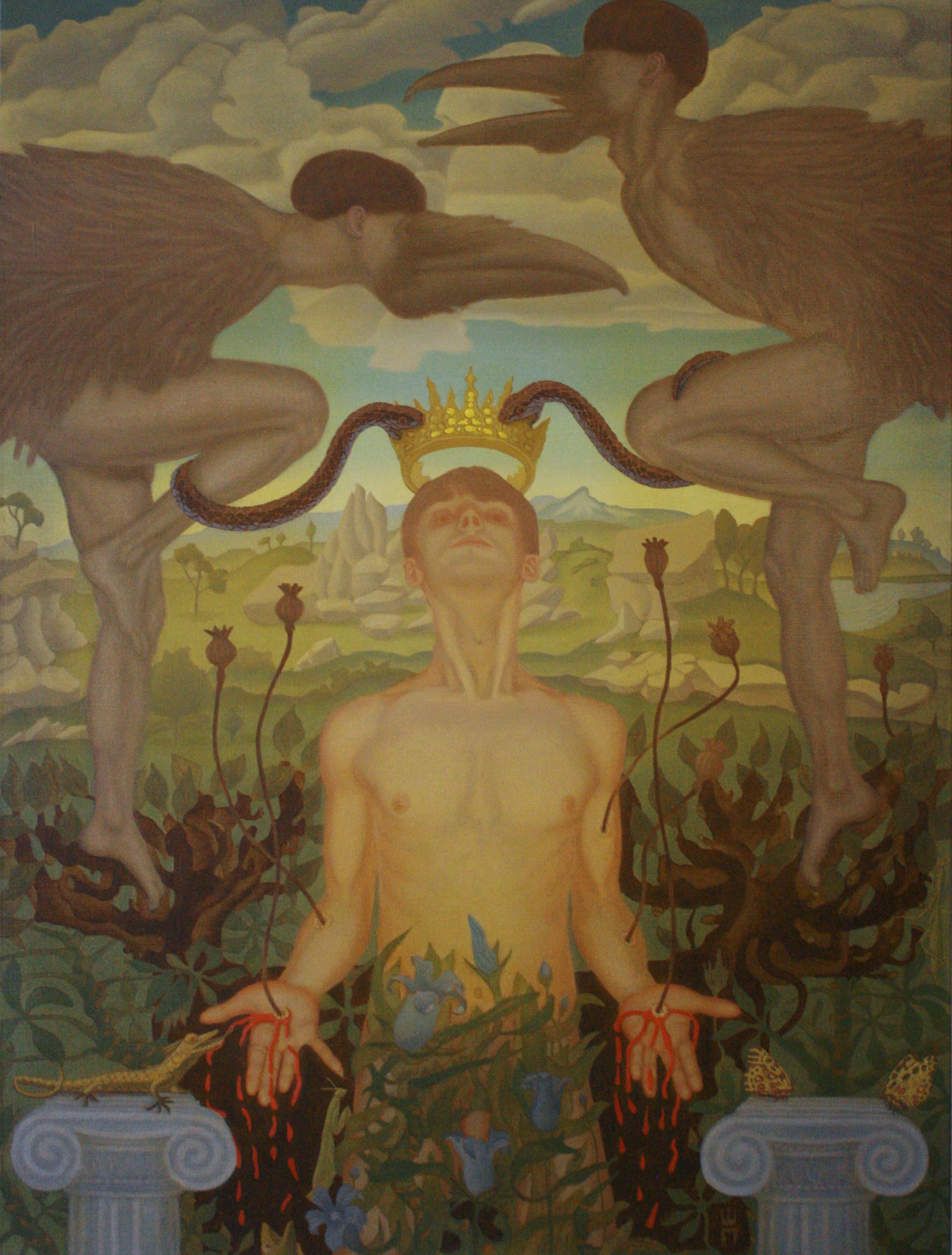 Трикстер Король 87х117 Х.М 2020г