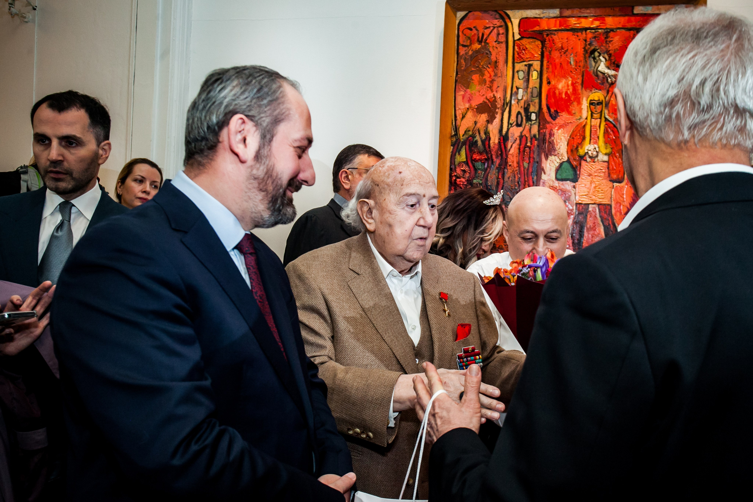 Открытие выставки Зураба Церетели. Art photographer Nino