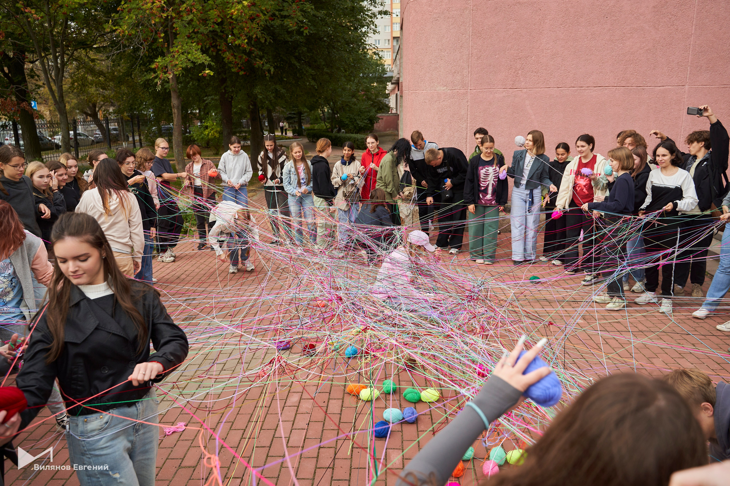 Мероприятие «Веревка» для первокурсников ННГАСУ. Репортажный фотограф Вилянов Евгений. Нижний Новгород