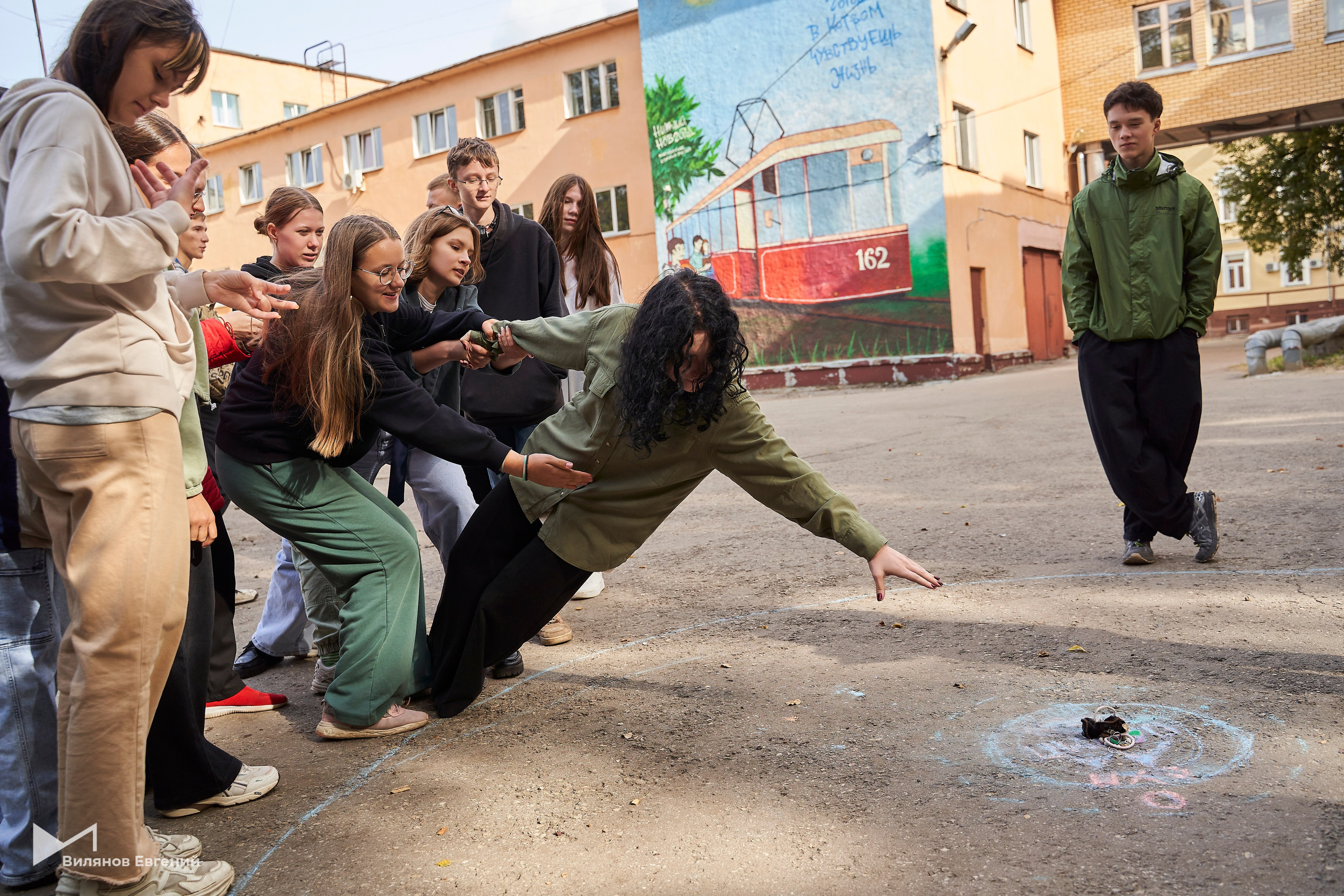 Мероприятие «Веревка» для первокурсников ННГАСУ. Репортажный фотограф Вилянов Евгений. Нижний Новгород