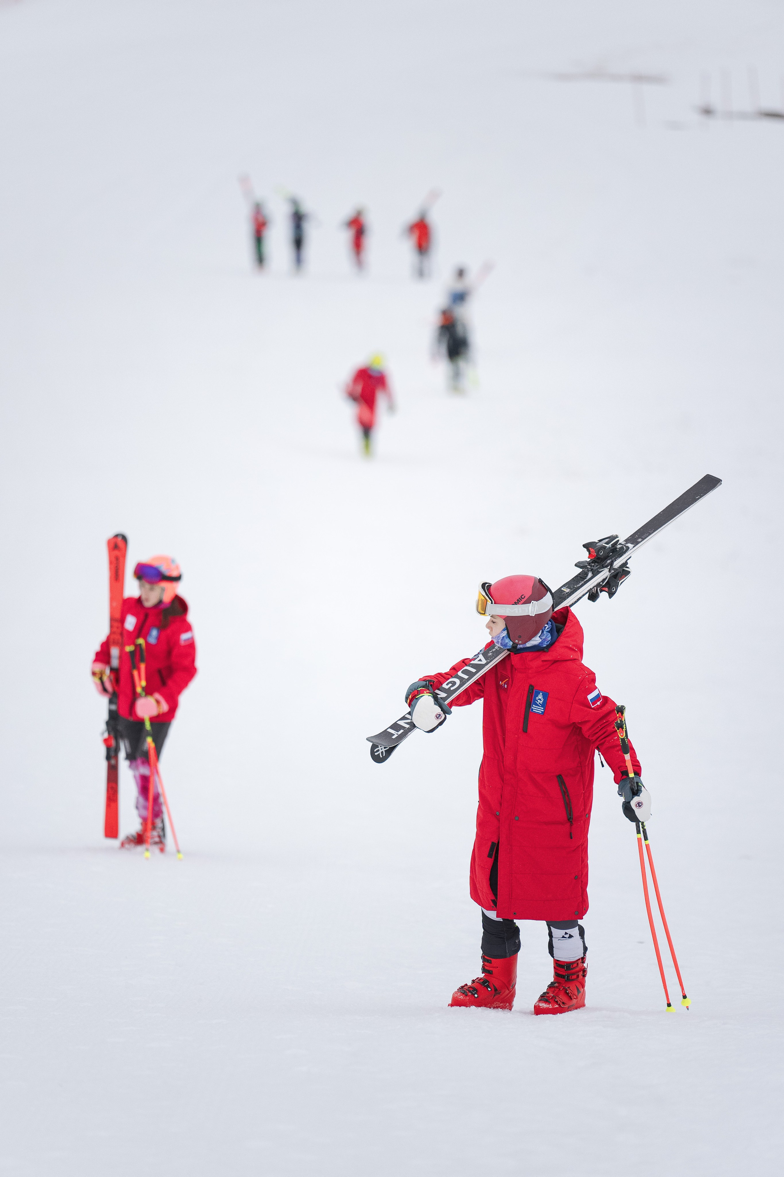 Горные лыжи. Первенство Центрального Федерального Округа. GS U14 Шуколово. Фотограф Студитский Евгений