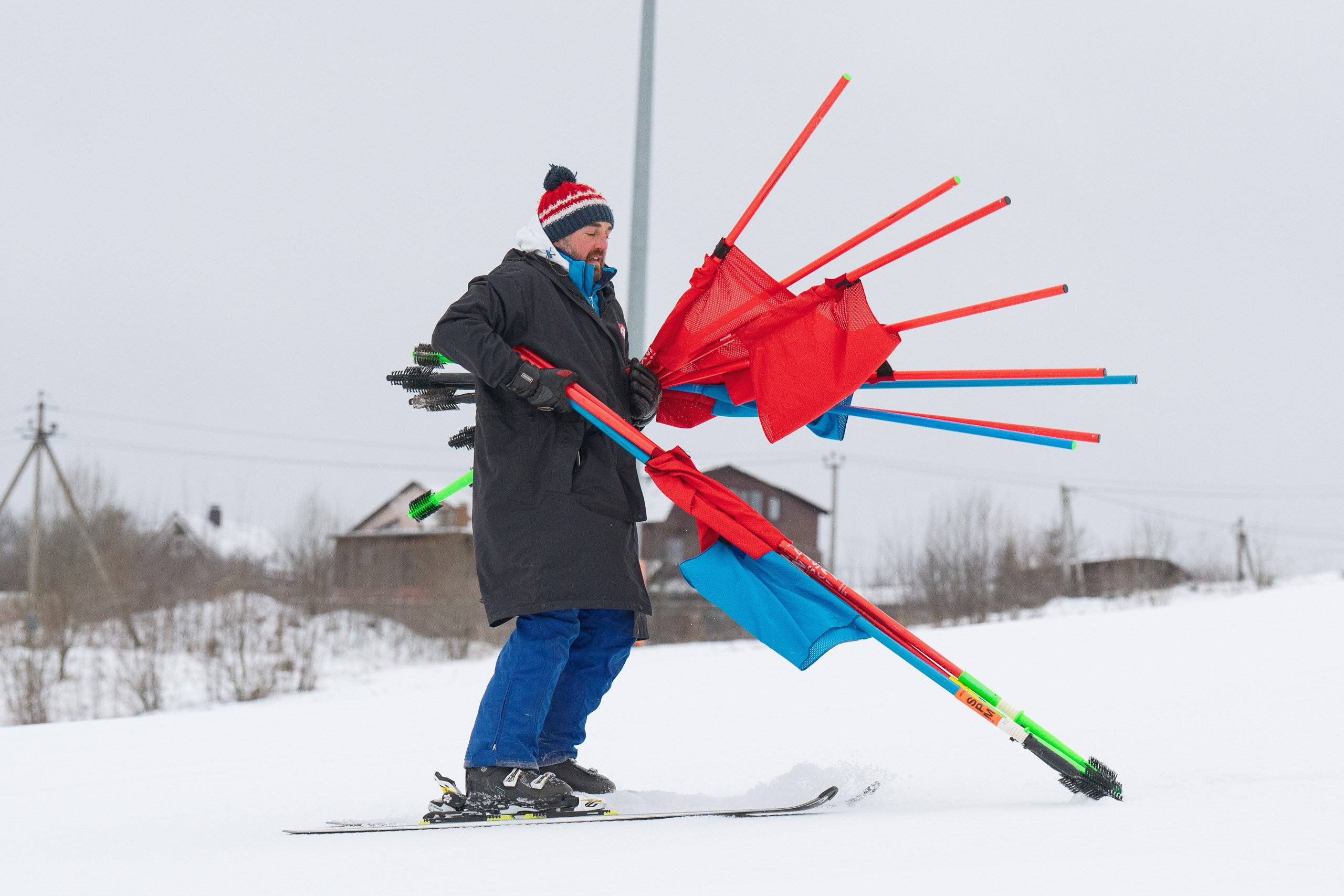 Горные лыжи. Первенство Центрального Федерального Округа. GS U16 Шуколово. Фотограф Студитский Евгений