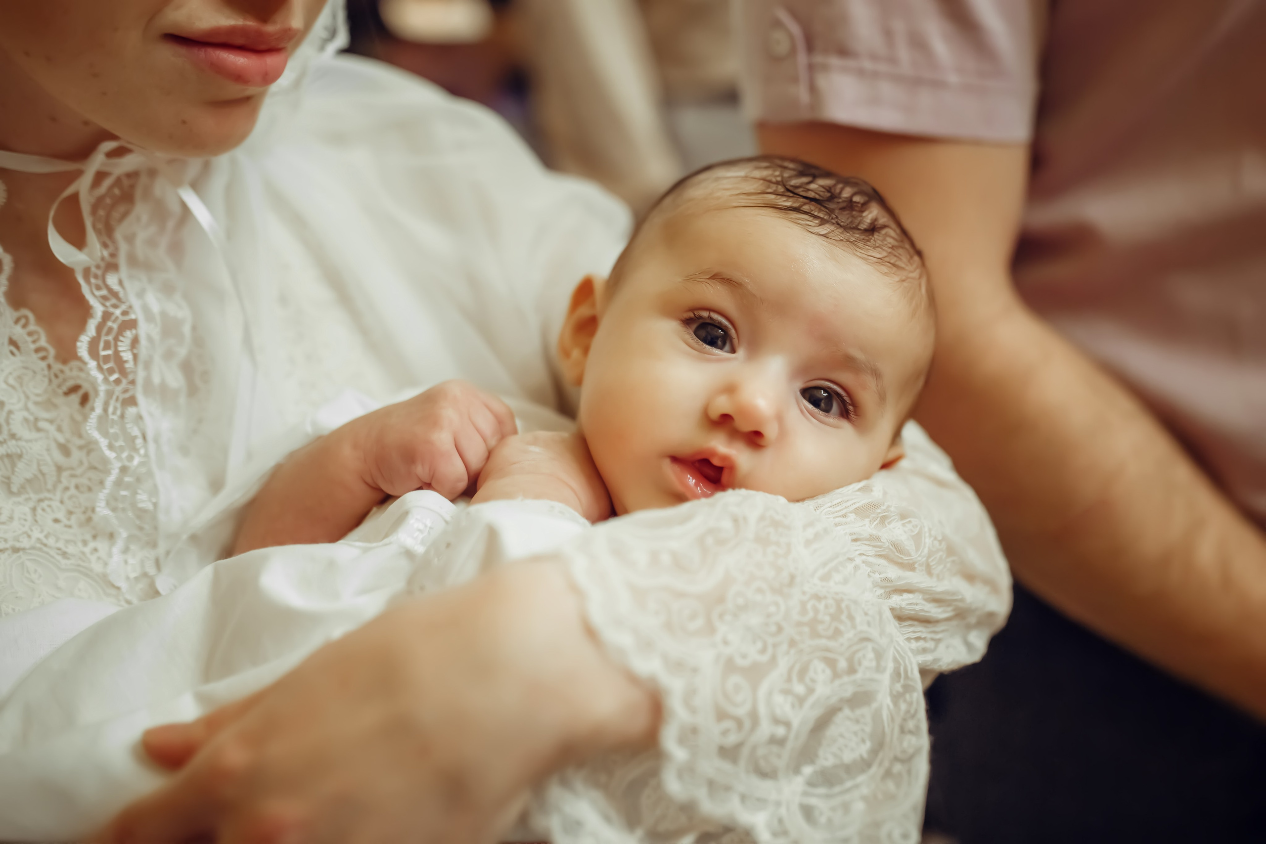 Крещение Василисы. Фотограф на Крещение, семейный фотограф в Москве