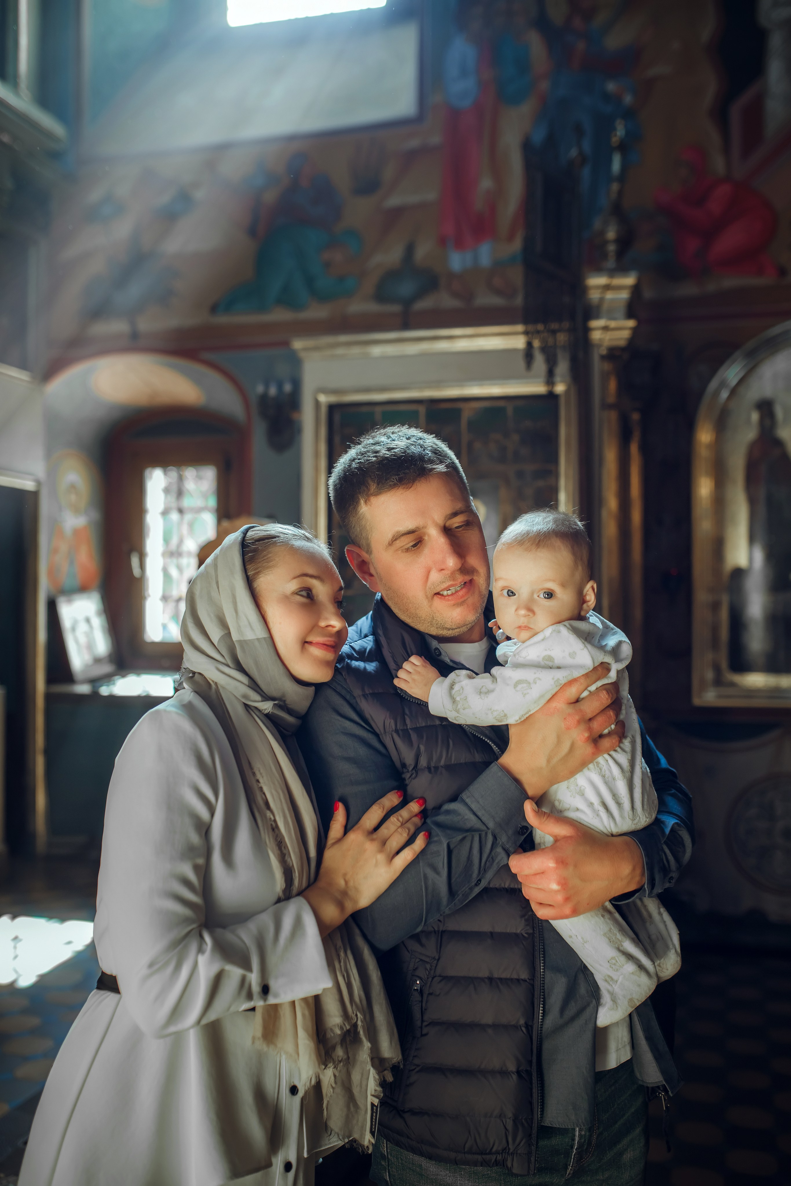 Крещение Эрика. Фотограф на Крещение, семейный фотограф в Москве