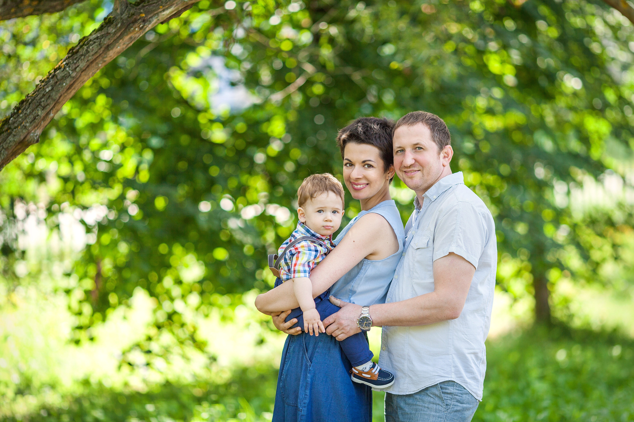 Левушка и семья. Фотограф на Крещение, семейный фотограф в Москве