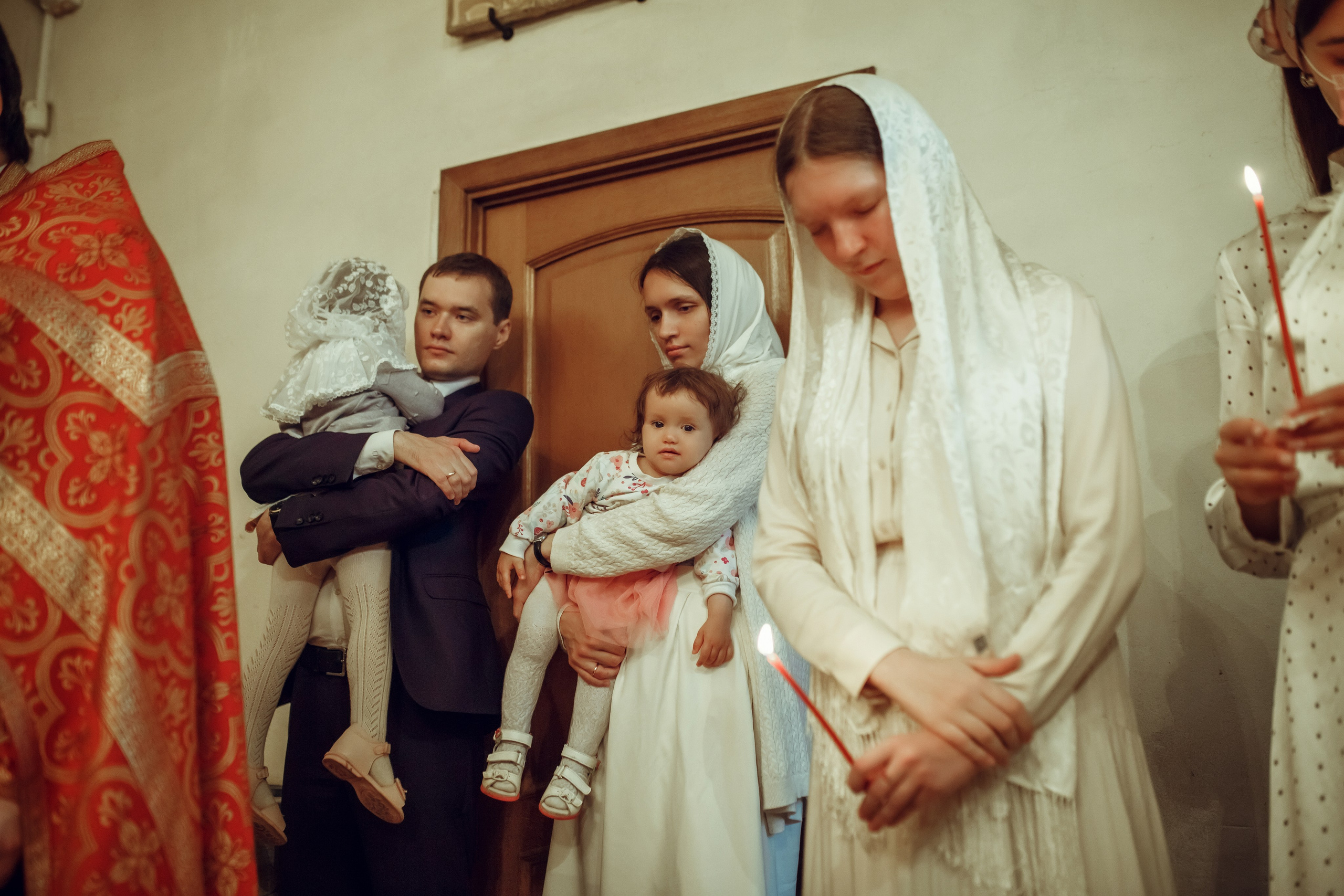 Крещение Даши. Фотограф на Крещение, семейный фотограф в Москве