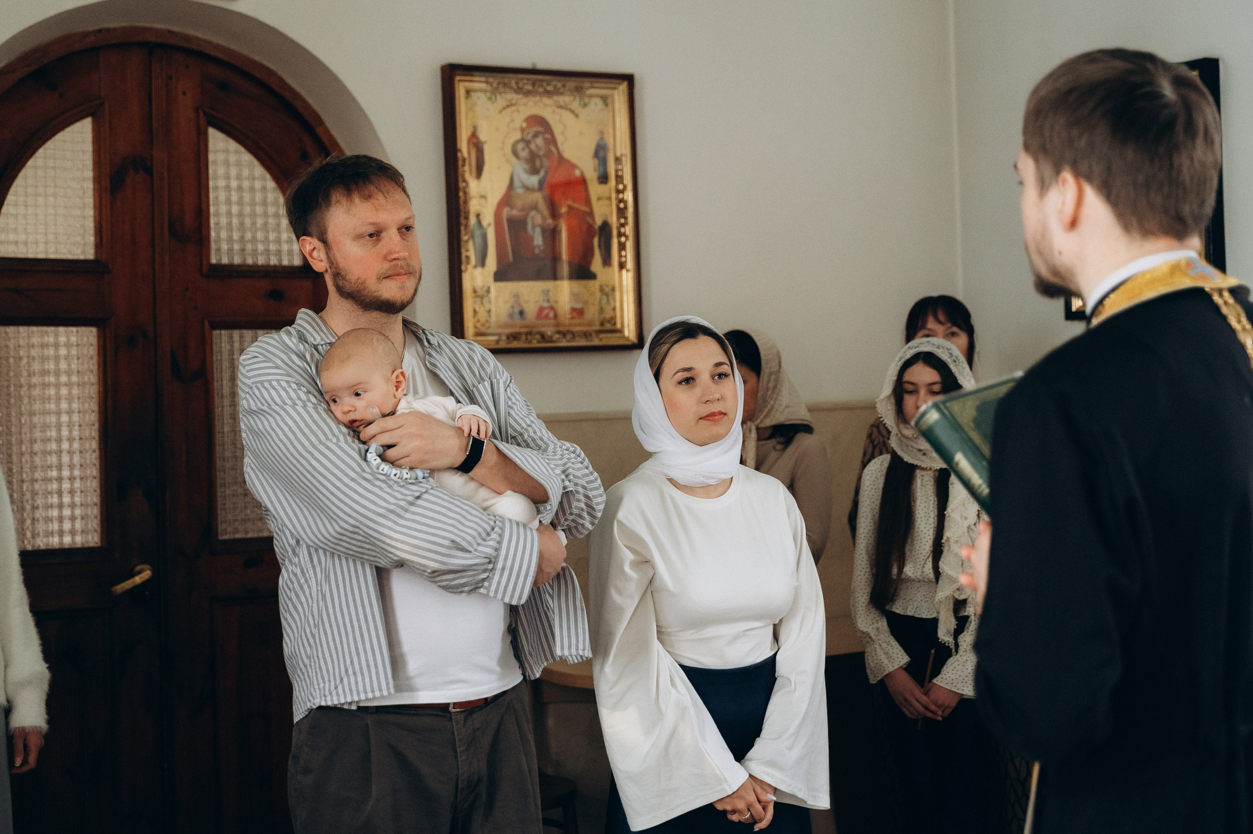 Крещение Артура (Храм Марии Магдалины). Семейный фотограф в Минске Дарья Дреко