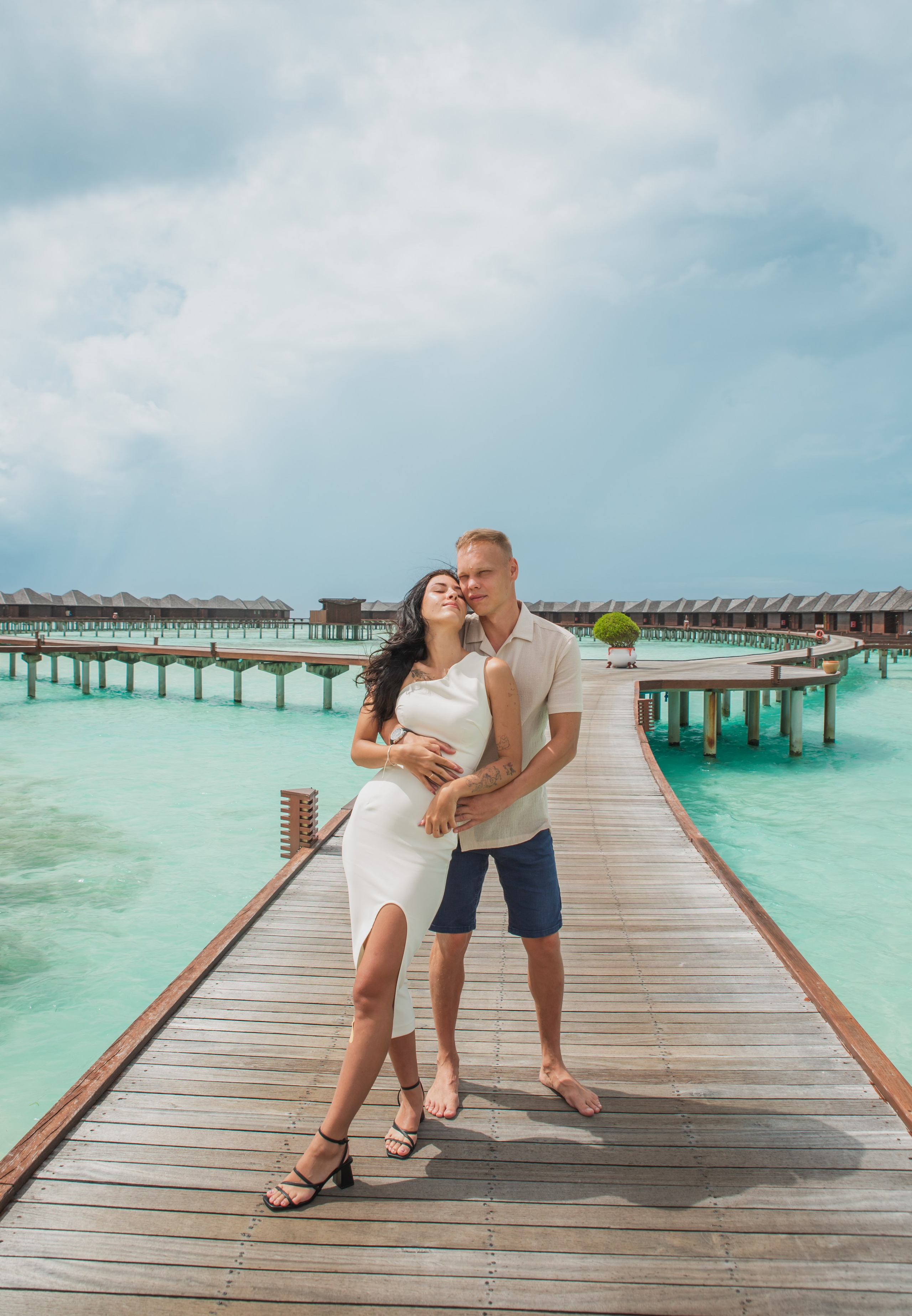 Love story. Photographer in Maldives