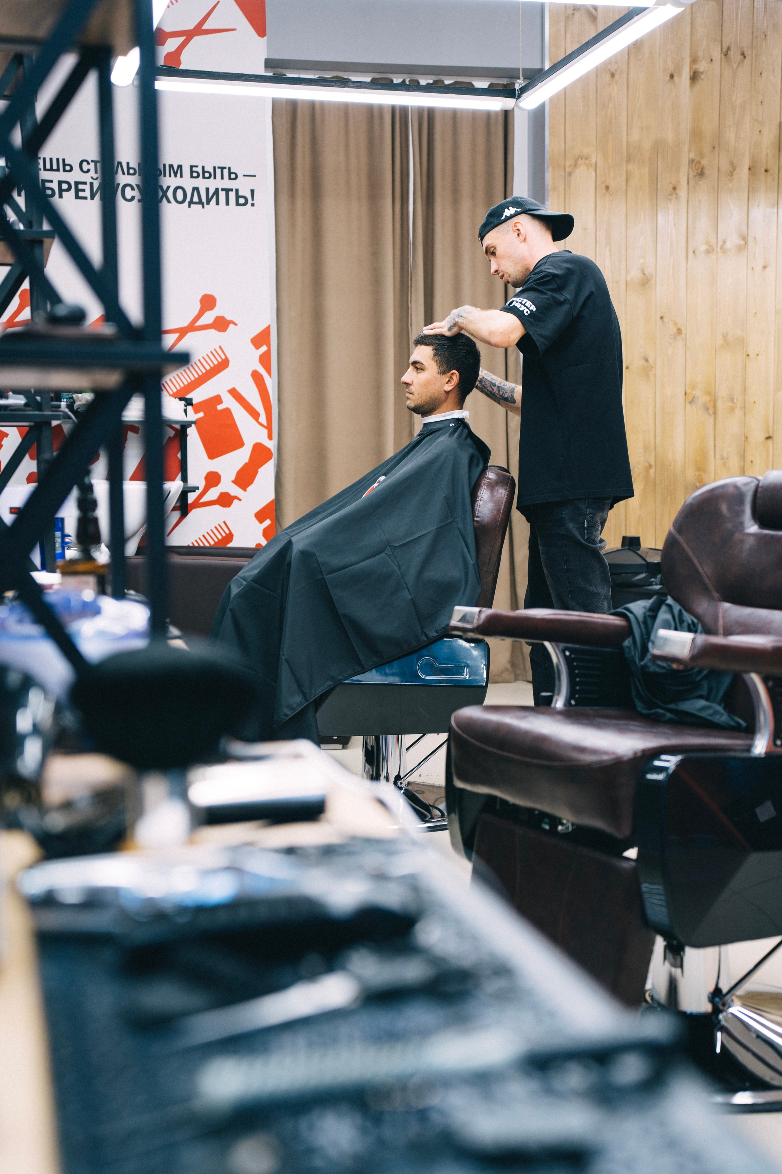 Барбершоп (открытие). Беккер Таня