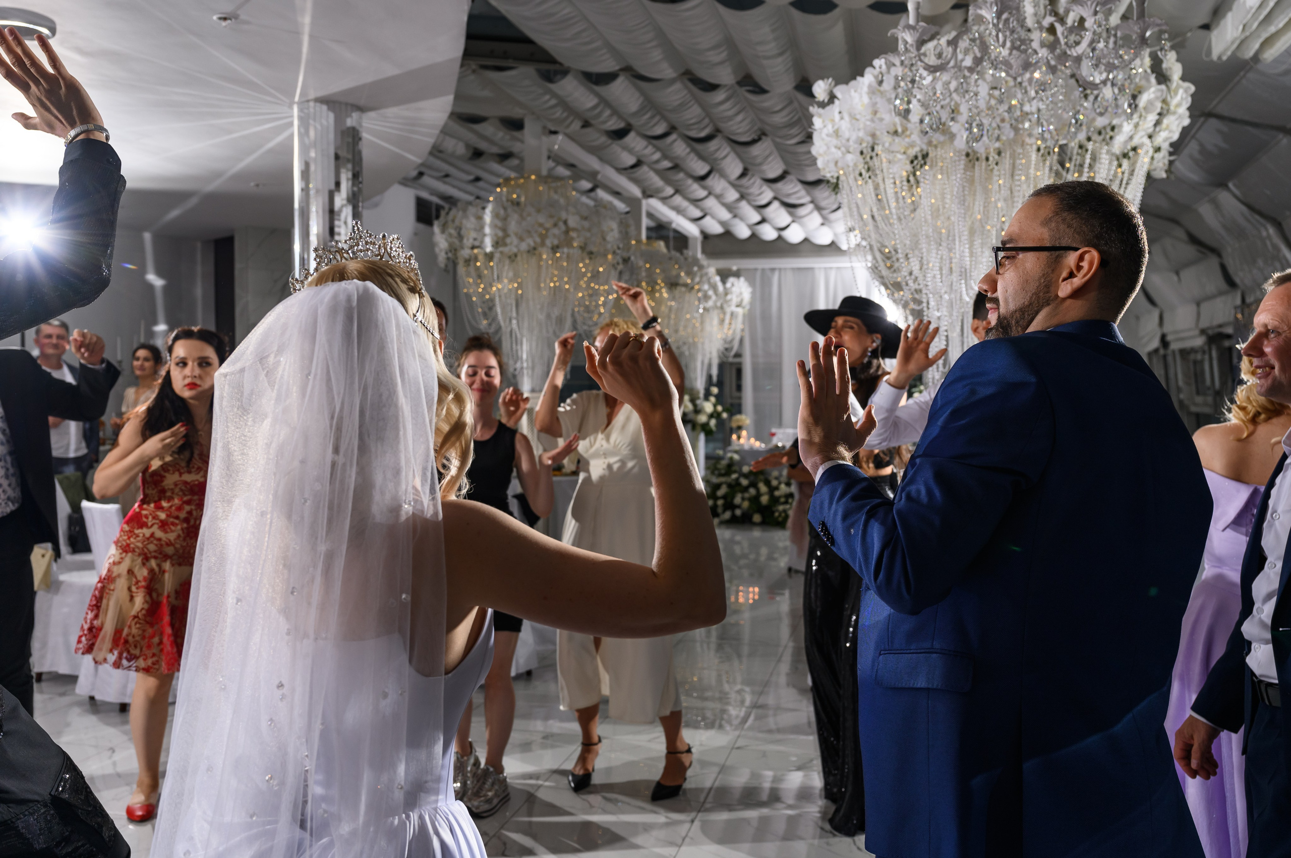 Свадебный банкет Golden Ring Hotel ресторан Зимний сад. Свадебный фотограф Москва Юрий Кульман