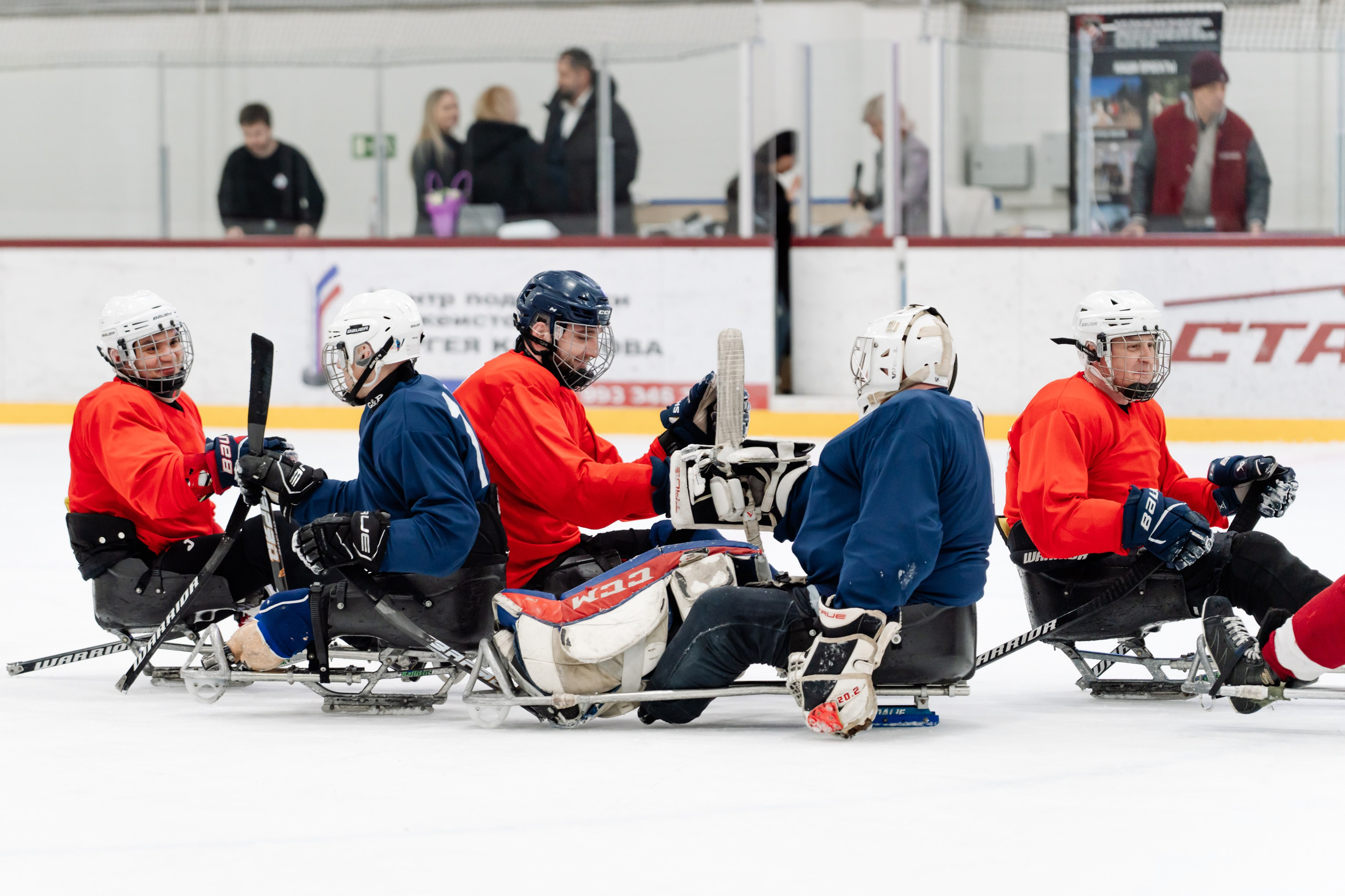 Игра в следж хоккей приуроченная 23.02.26 в арене Сталкер