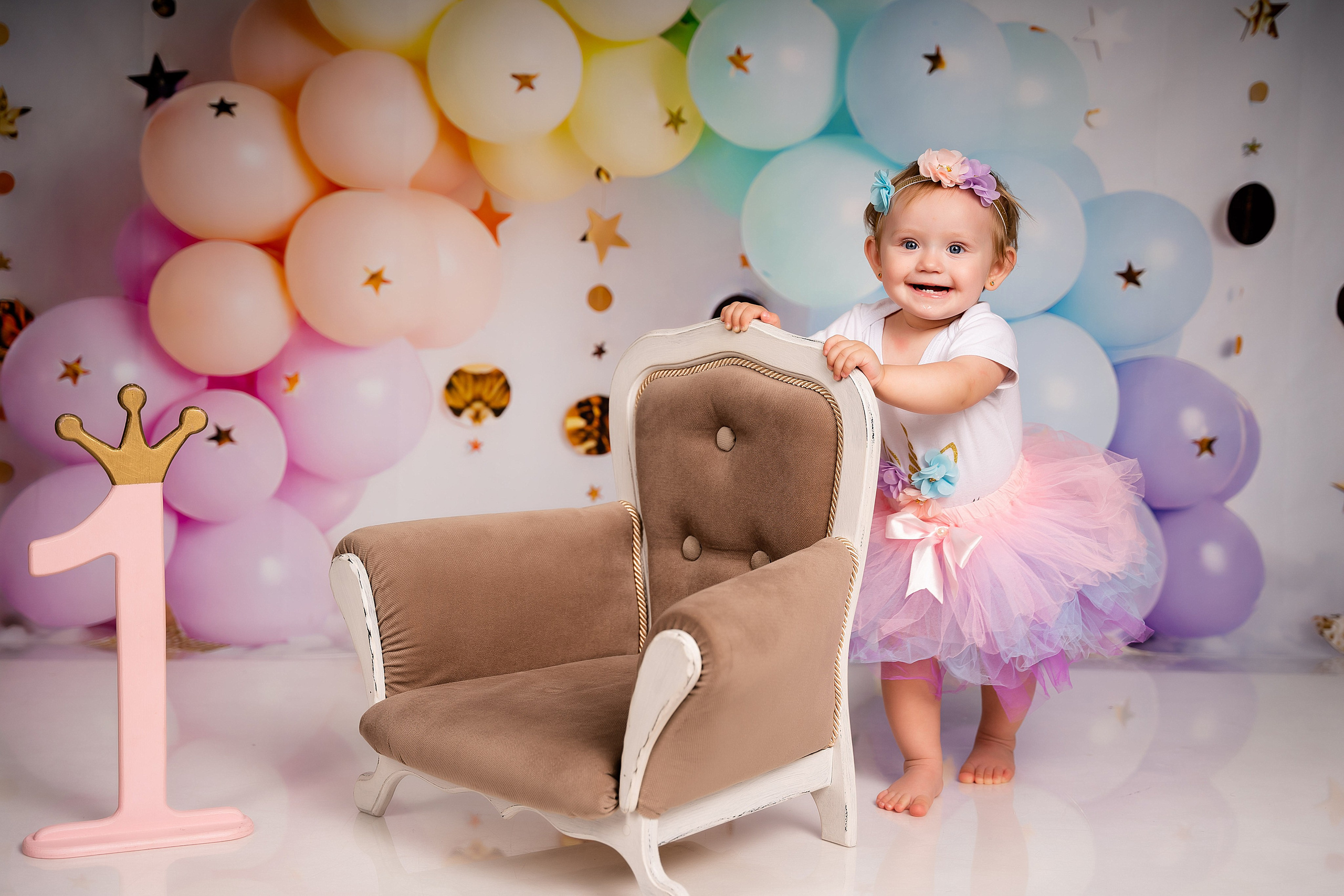 1 годик девочки. Семейная фотостудия Горшковых