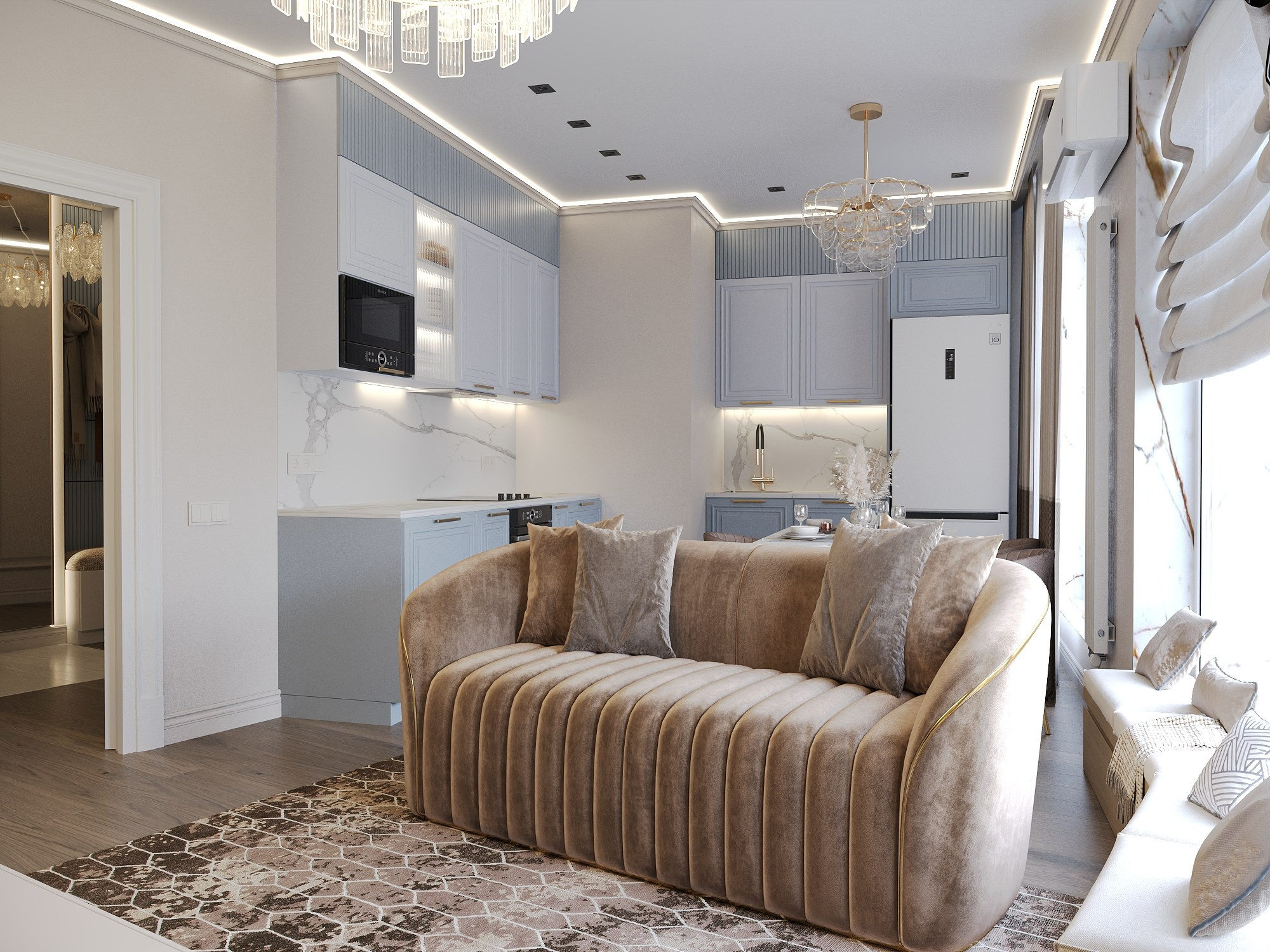 Г. Санкт-Петербург ЖК Первый квартал. БК студия дизайна интерьера