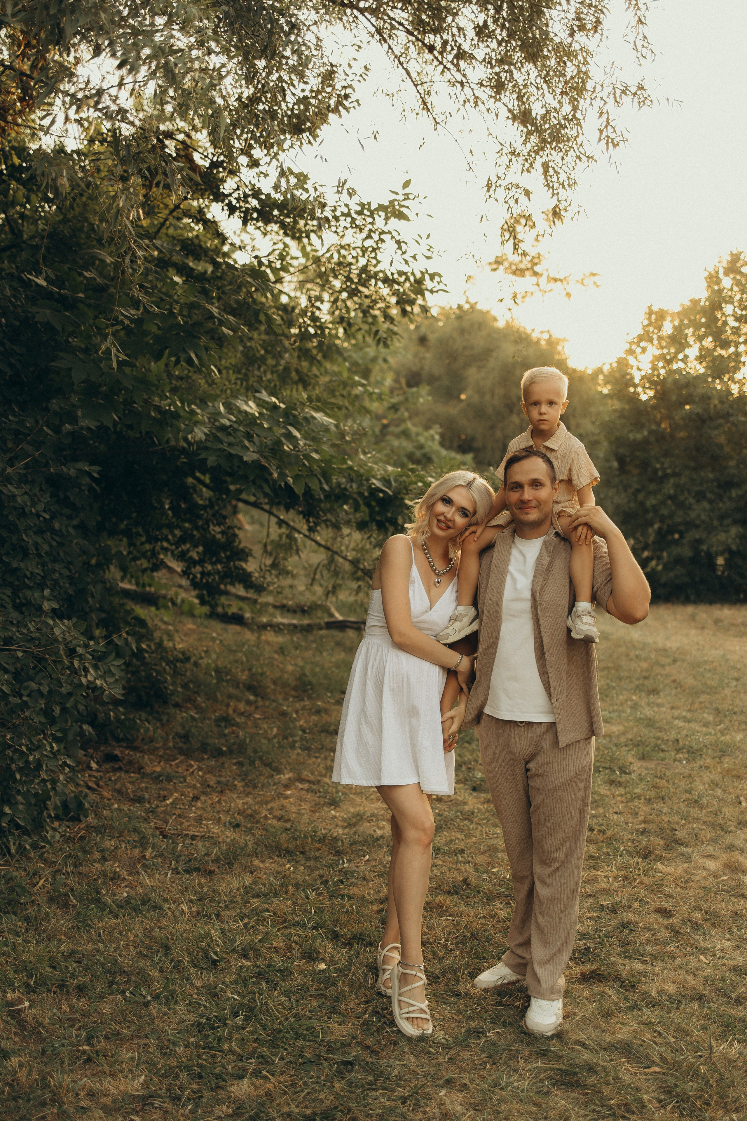 Андрей, Настя и Лев — дендрарий. Семейный фотограф в Краснодаре Храмова Анна