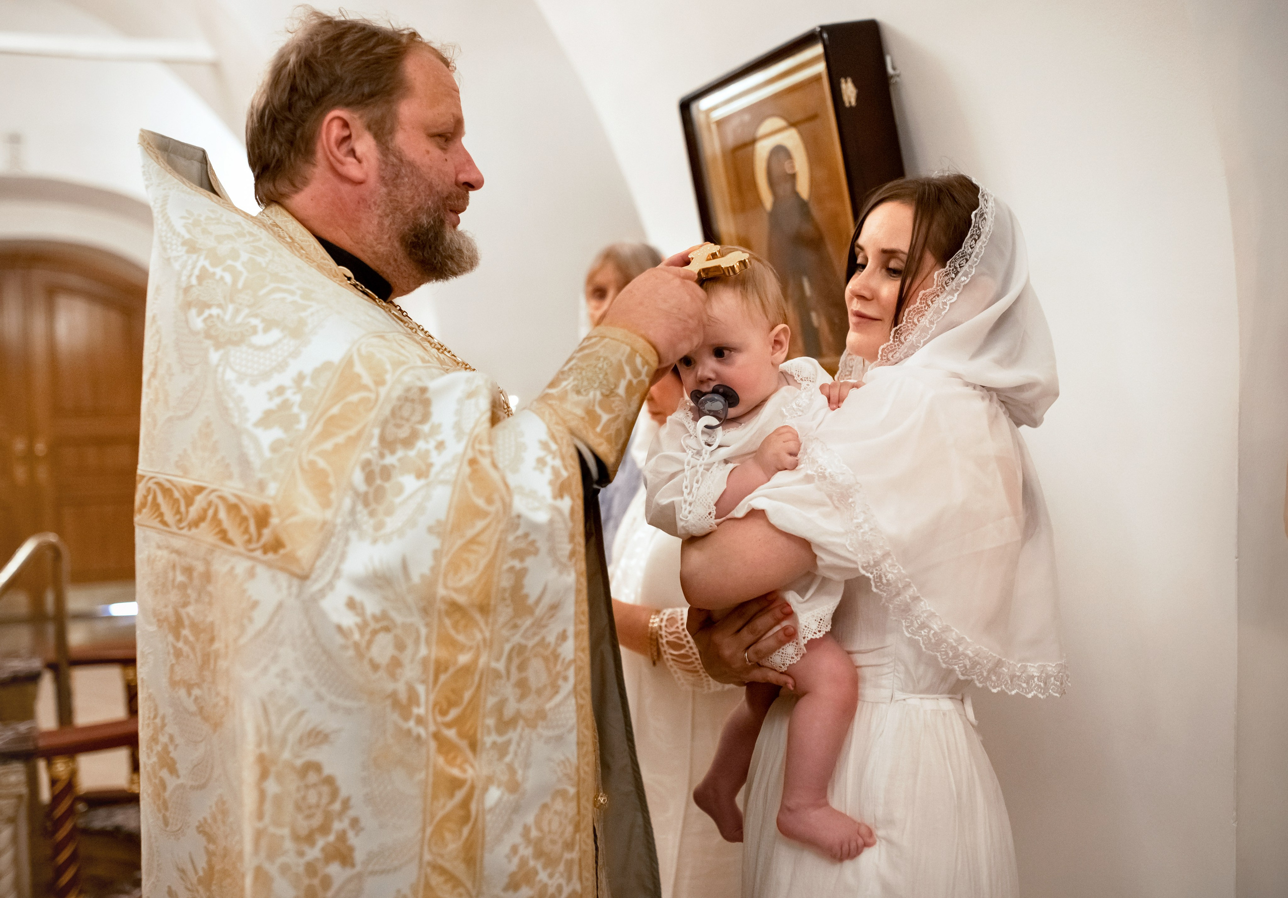 Крещение. Детский и семейный фотограф Татьяна Рыбалко. Фотосессии у вас дома