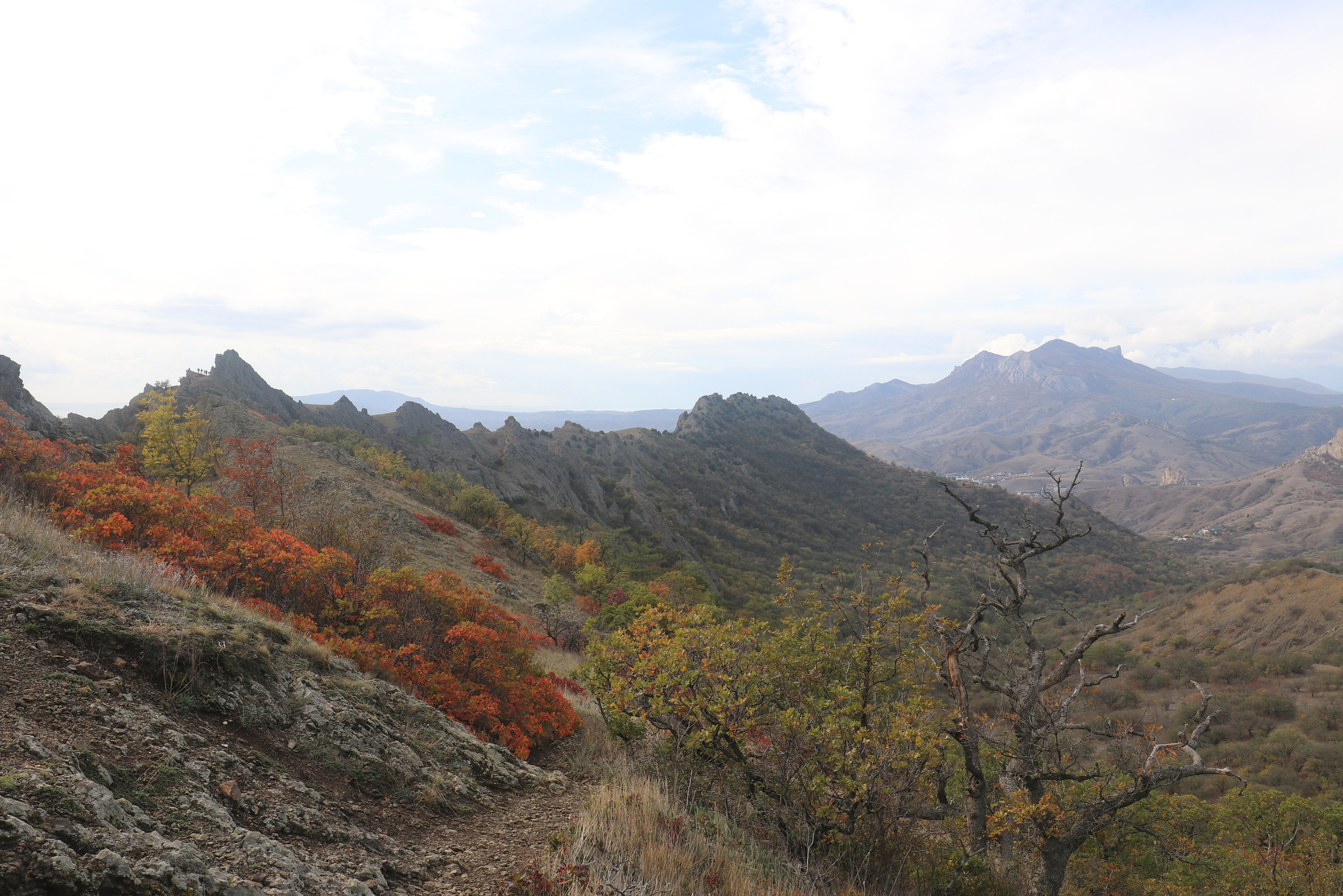 Крым. ЮБК (Судак, Карадаг). Ноябрь 2020. Путешественник-фотограф из Санкт-Петербурга Татьяна Свистулина
