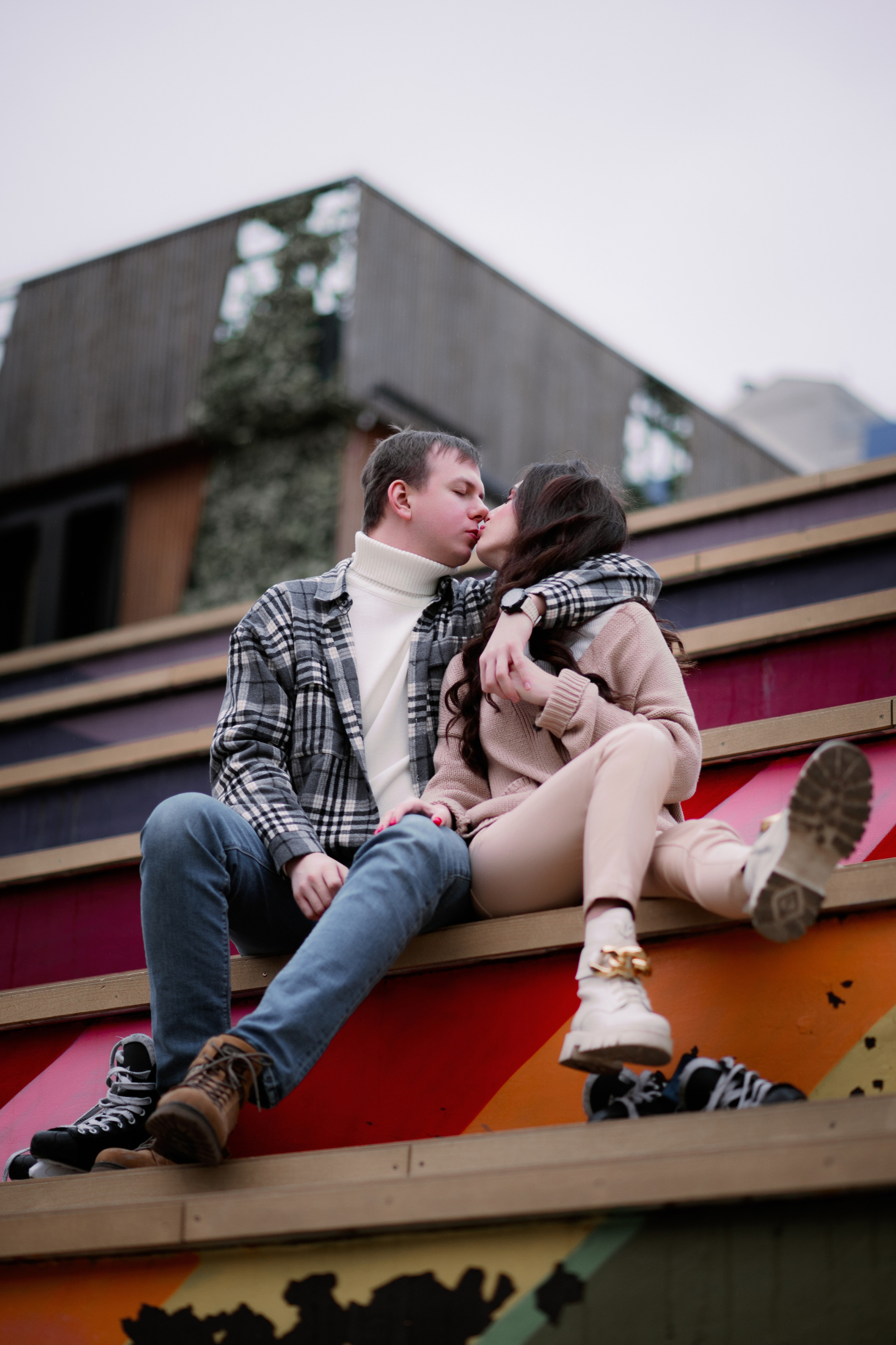 Фотосессия на катке. Свадебный фотограф Константинова Елена