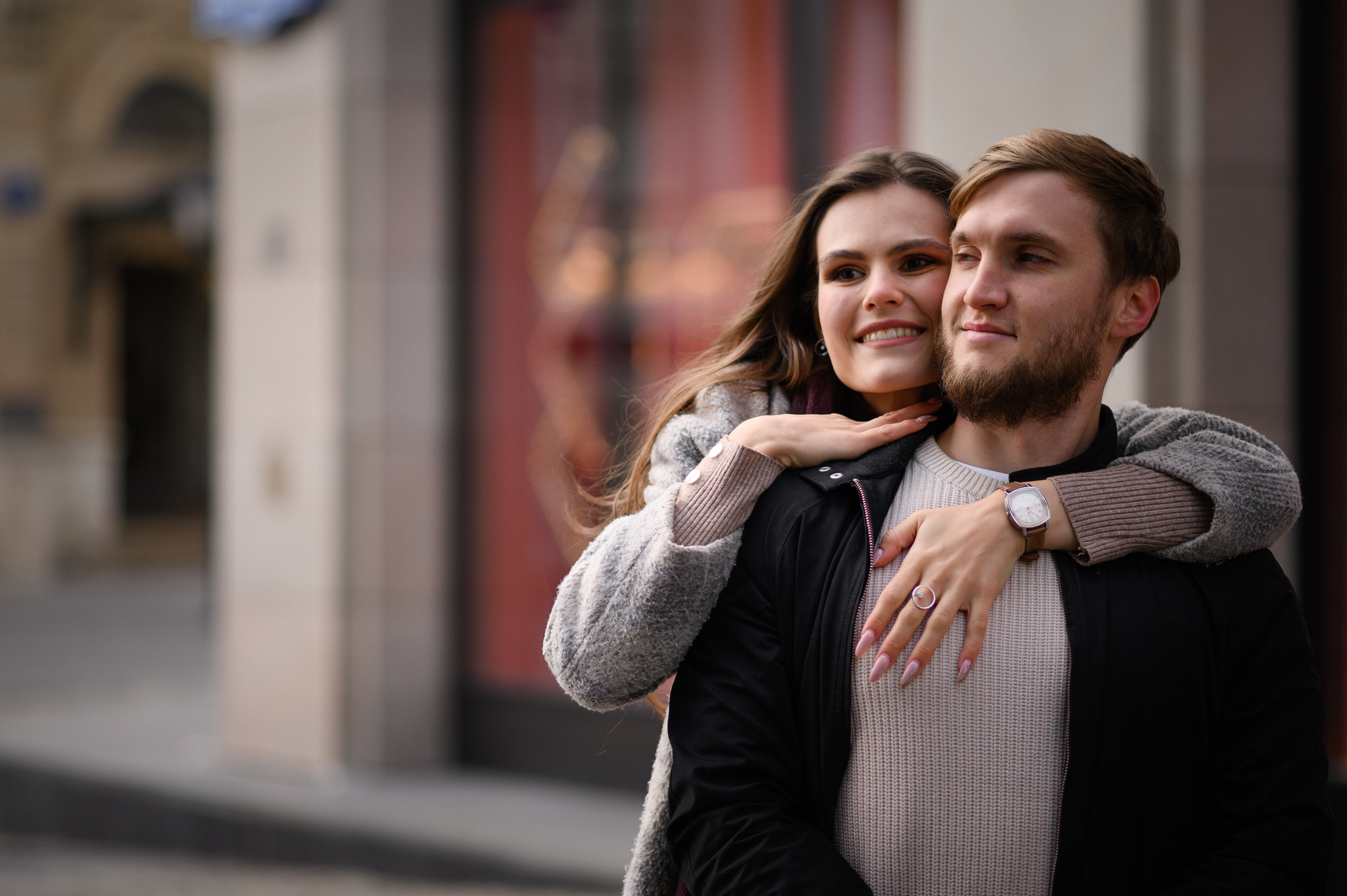 Фотосессия в центре Москвы. Свадебный фотограф Константинова Елена
