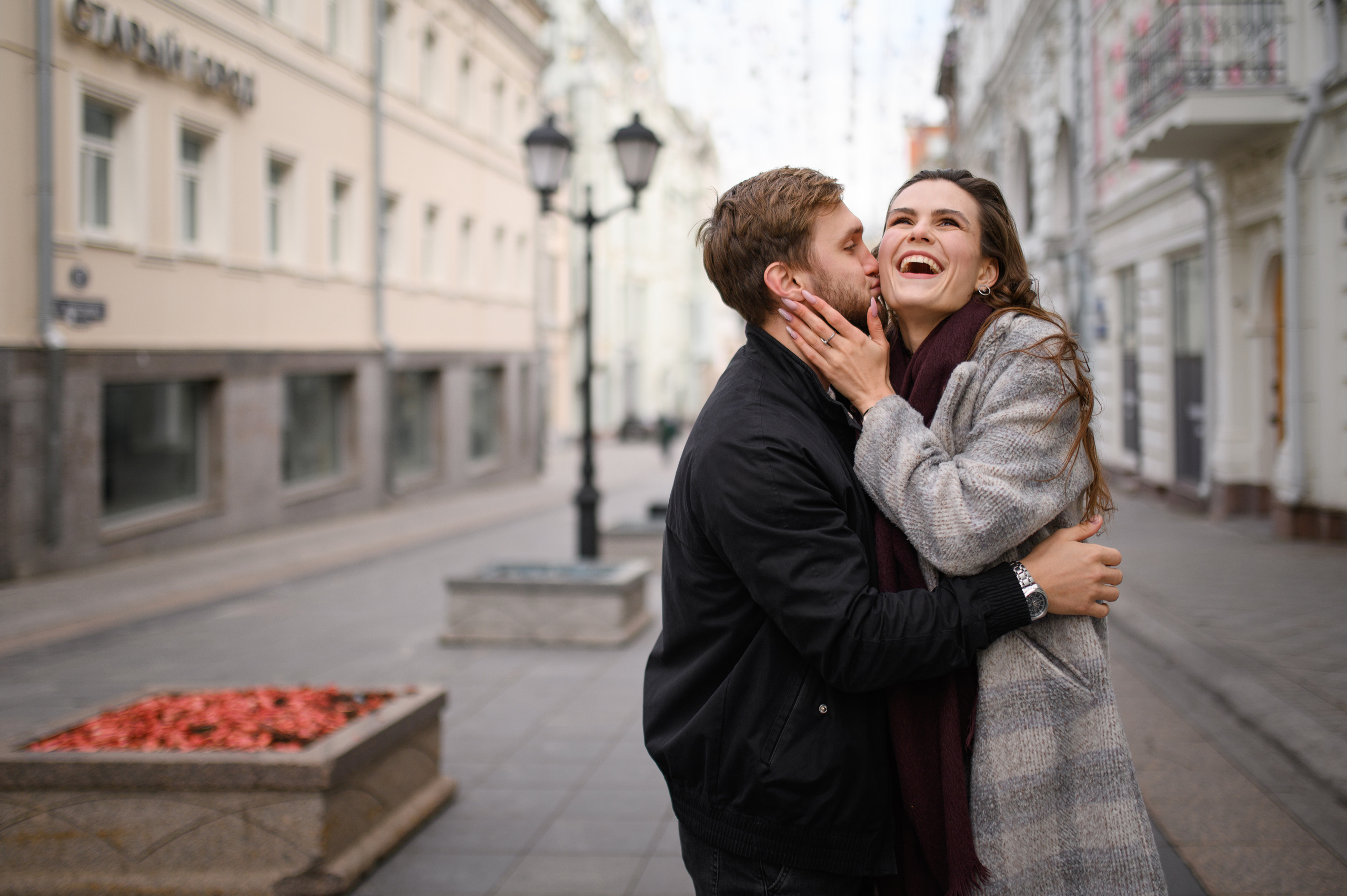 Фотосессия в центре Москвы. Свадебный фотограф Константинова Елена